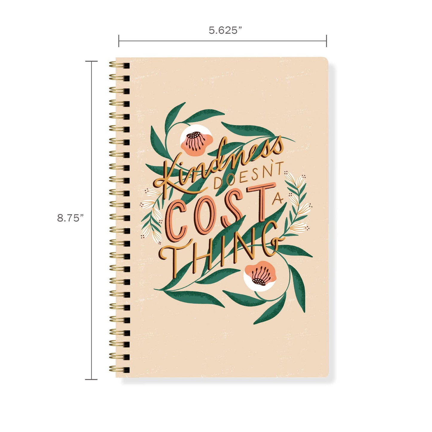 Jt Kindness Slim Paperback Spiral Journal