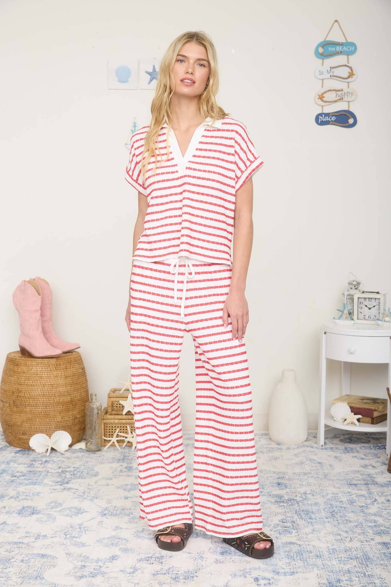 Come Sail Away Vnotch Top