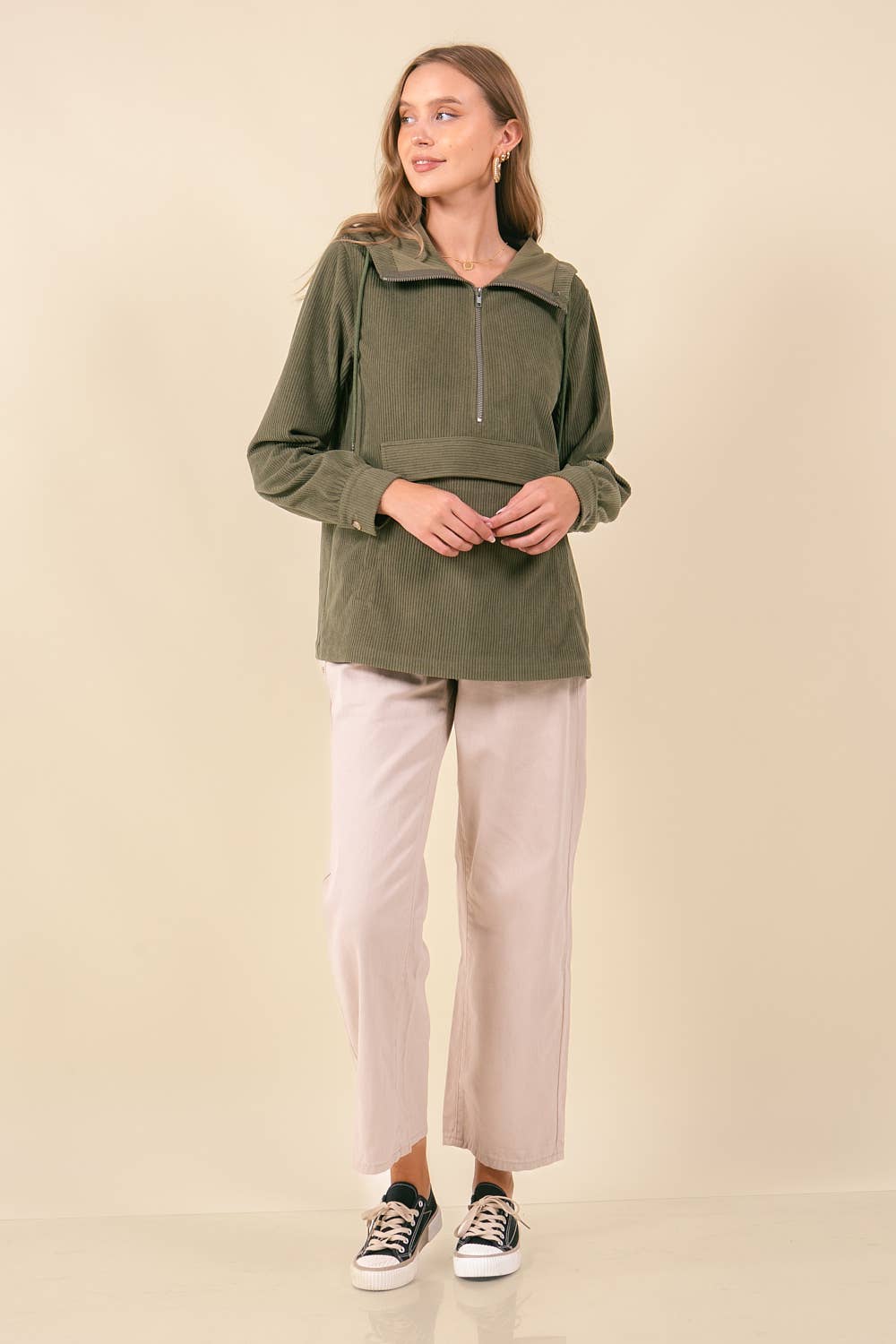 Falling for you Corded Pullover