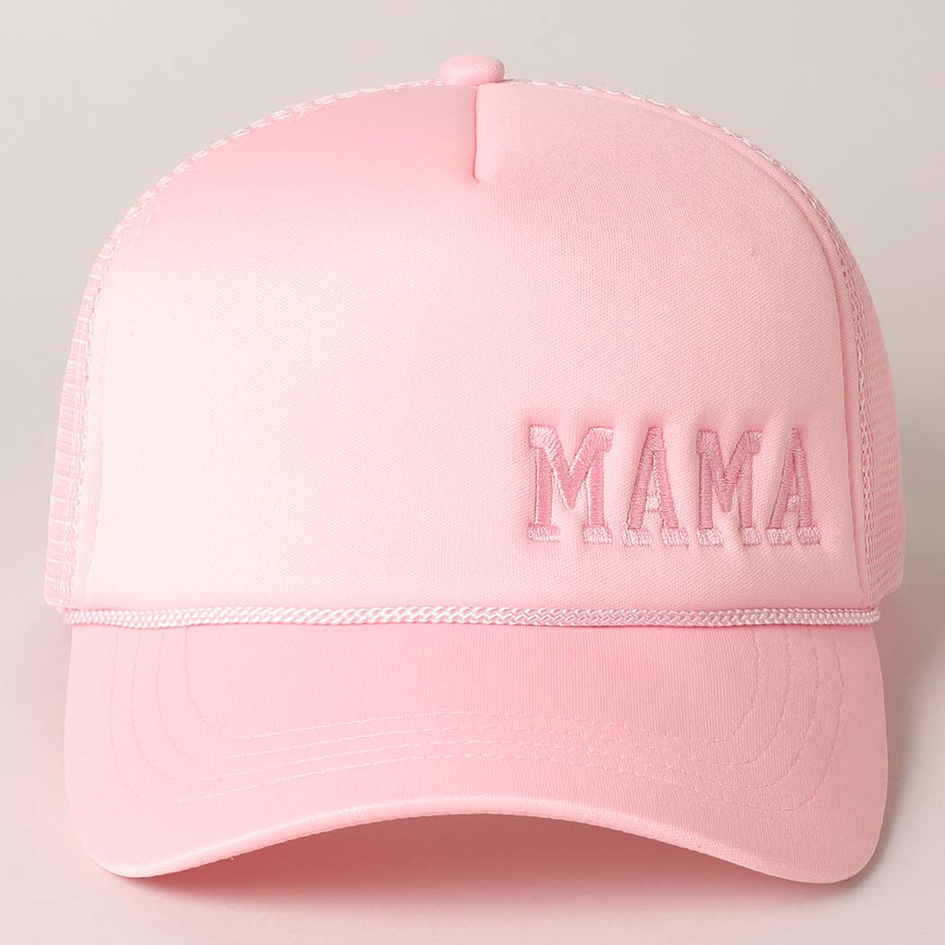 Mama Embroidered Trucker