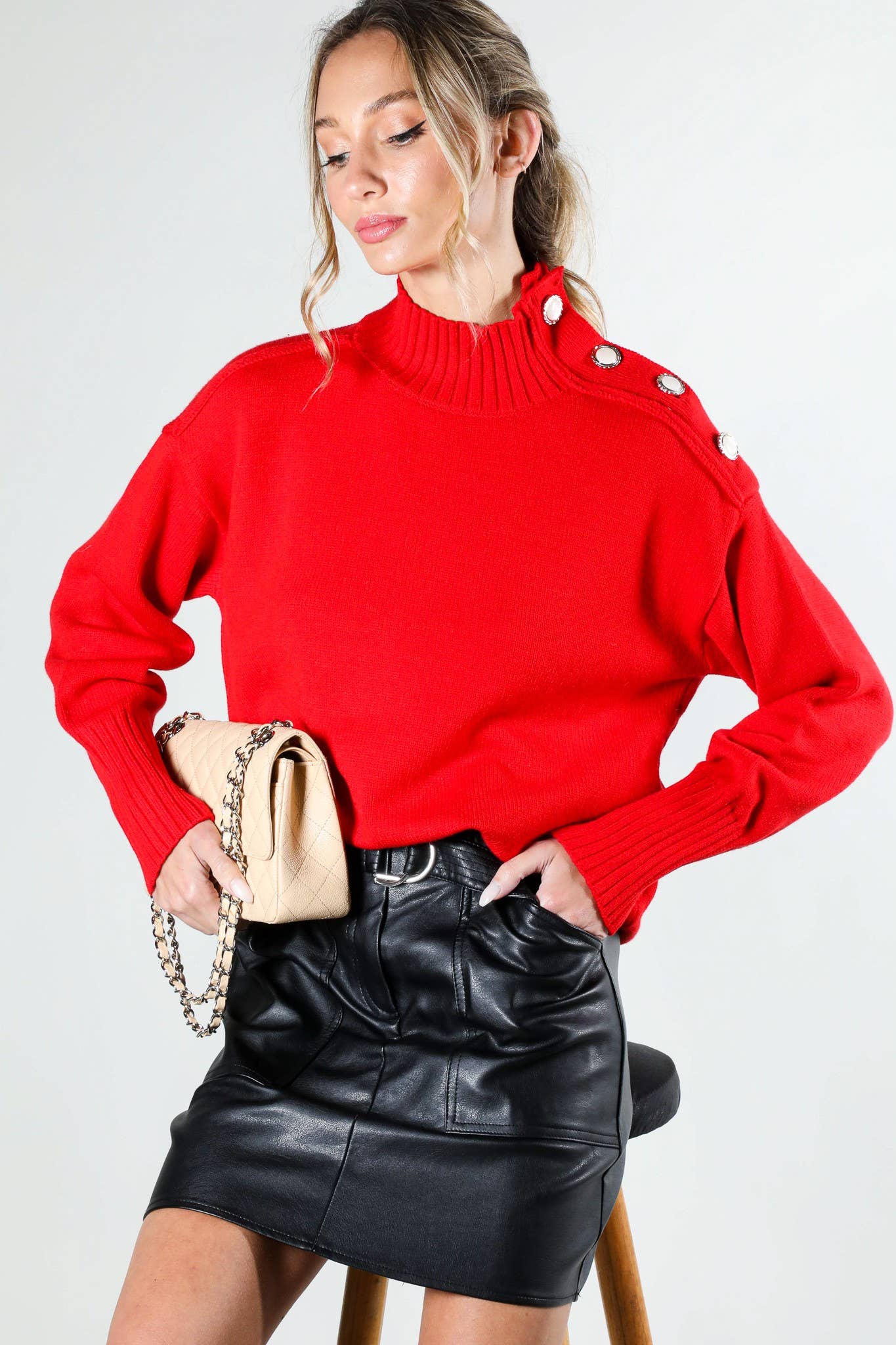 Button me Up Sweater