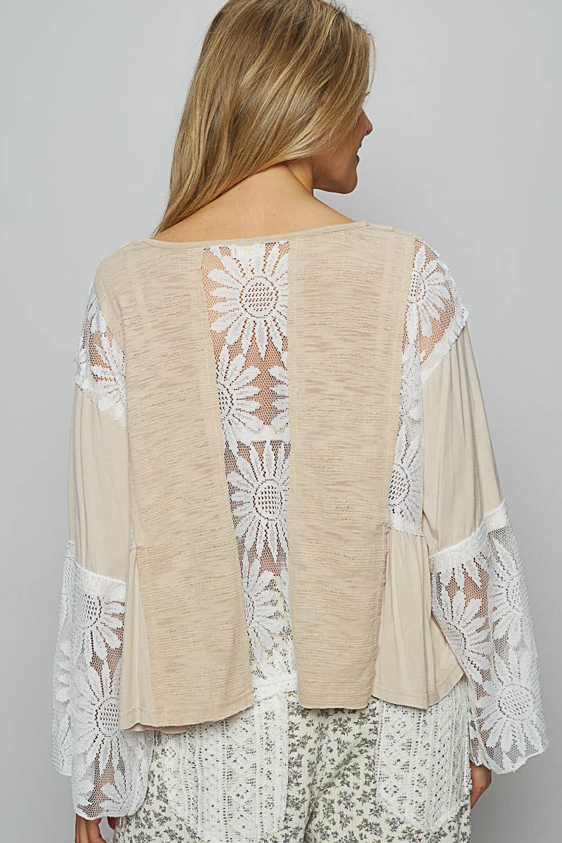 Flower Child Vneck Top