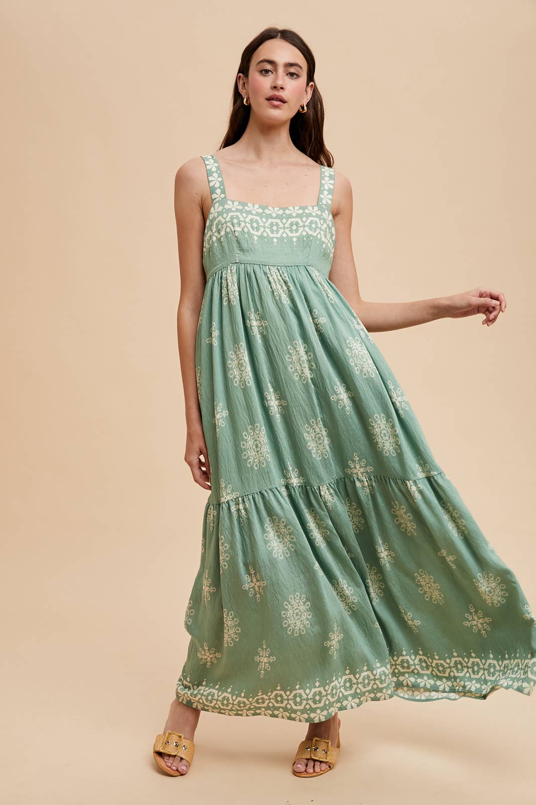 On the Border Maxi Dress