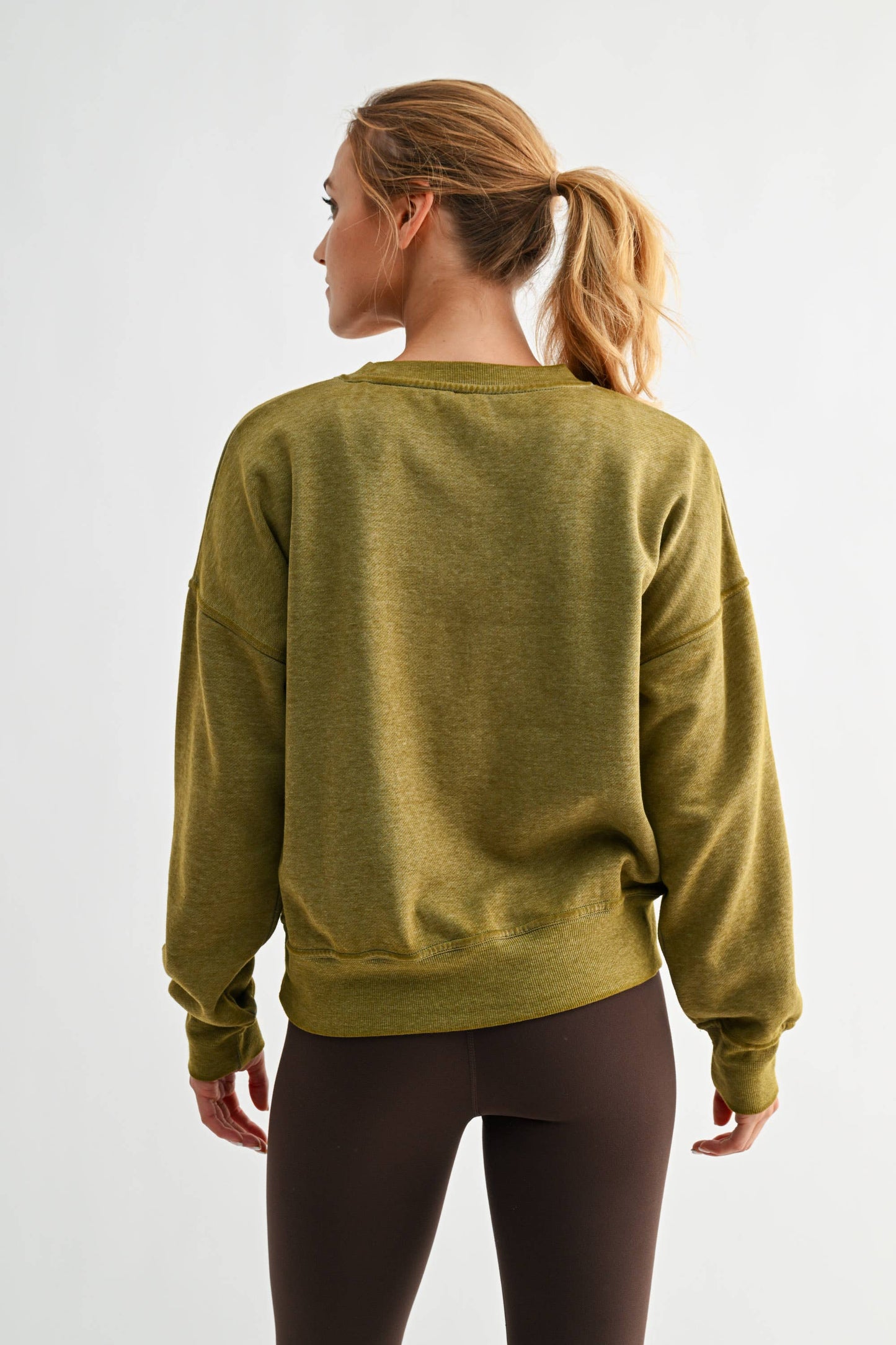 Burned Out Crewneck Sweater