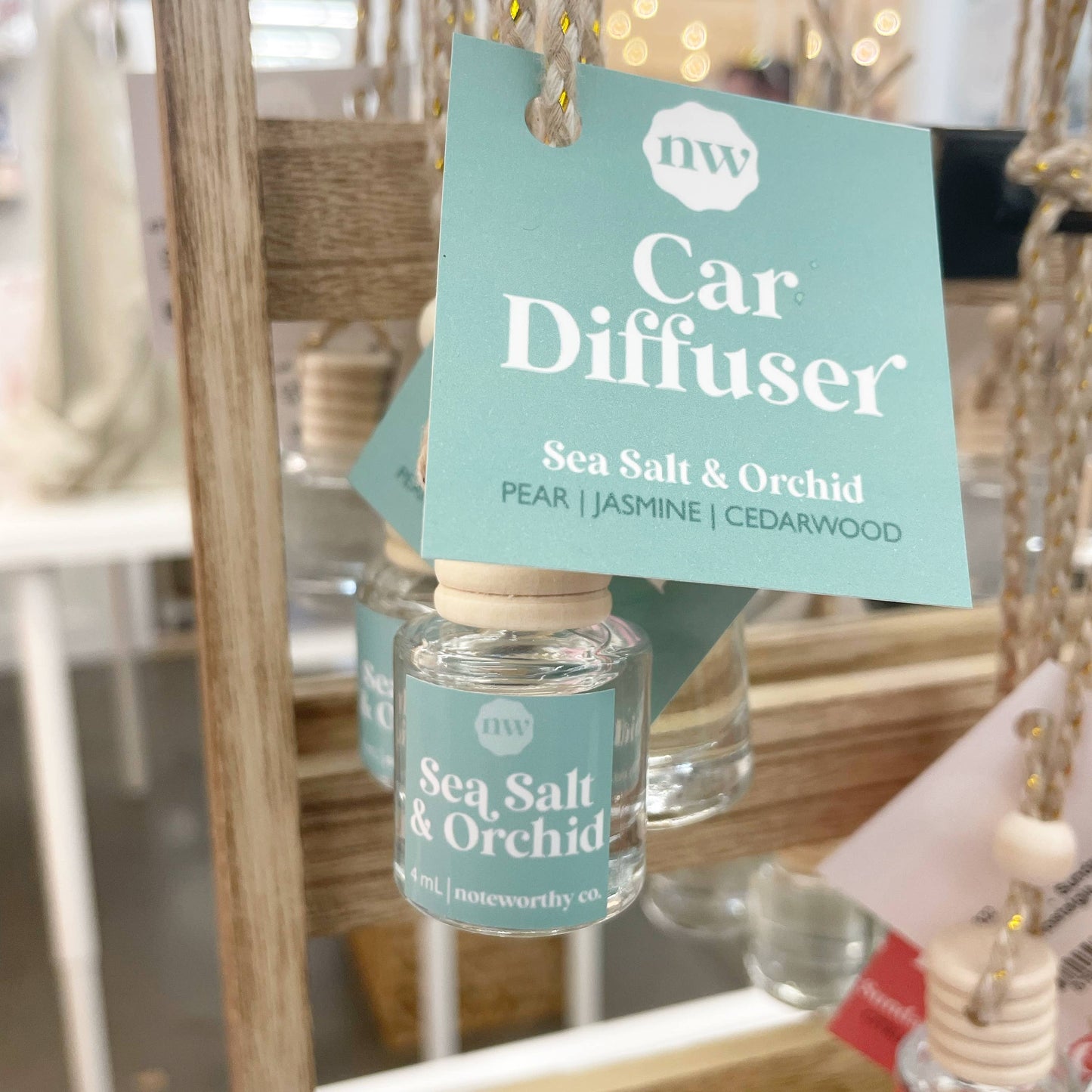 Car Diffusers | 25 Scents: Sea Salt & Orchid / Individual Mylar Bag