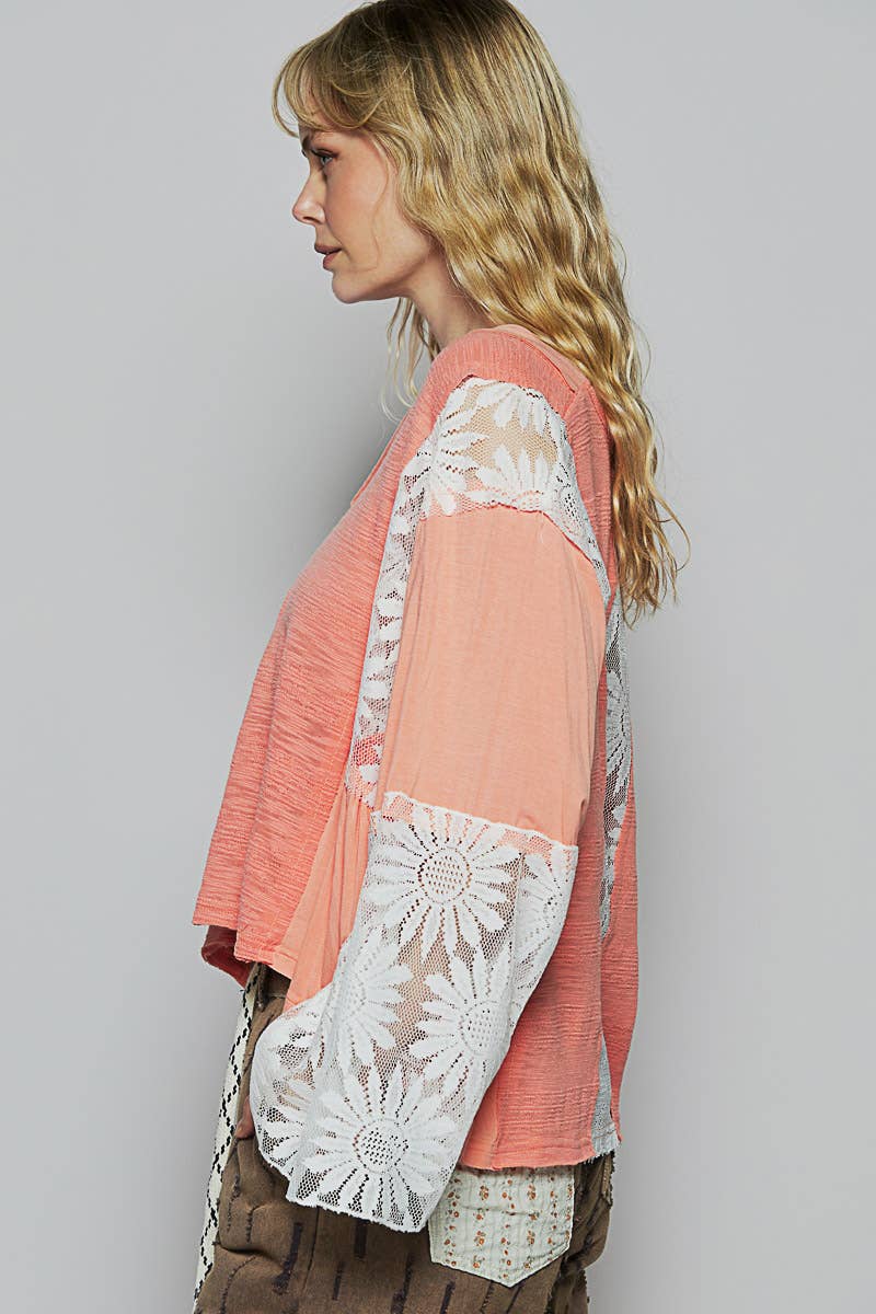 Flower Child Vneck Top