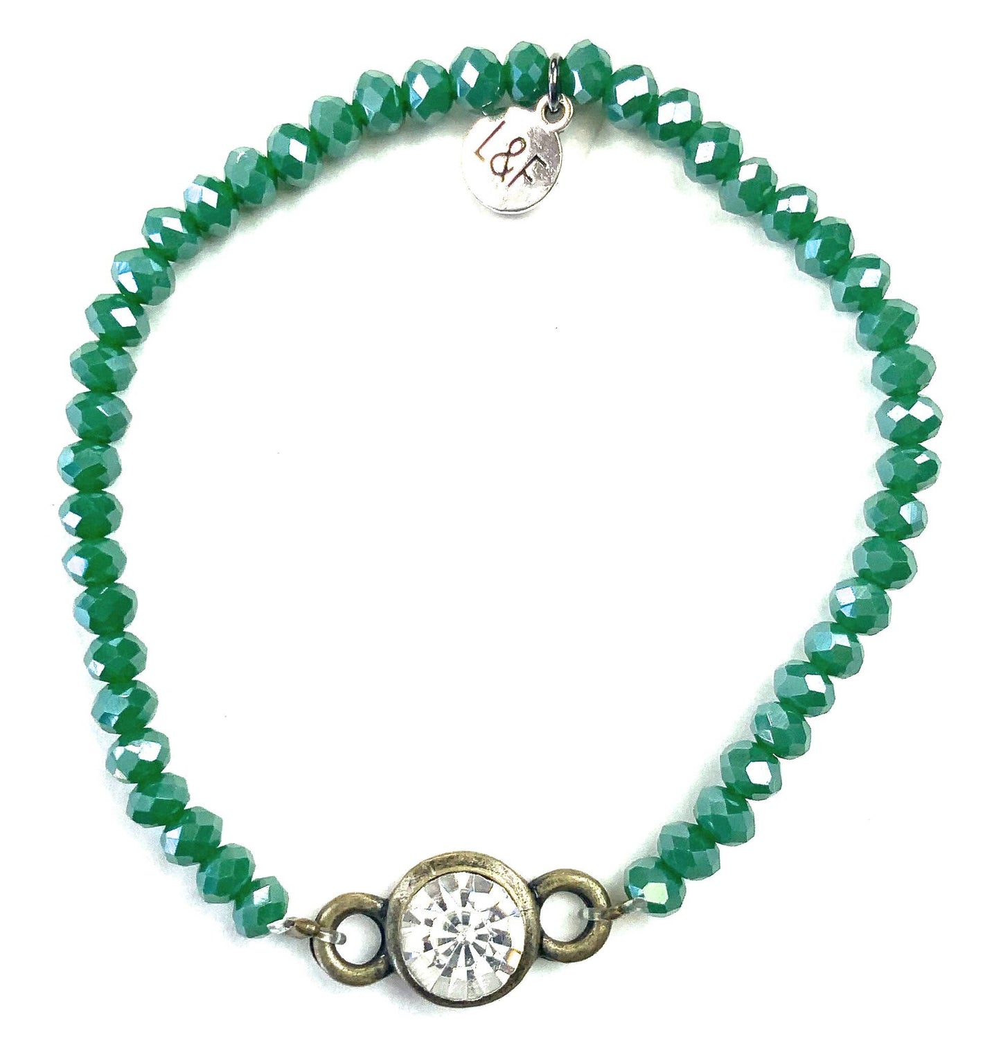 BR- Glass Bracelet Lime