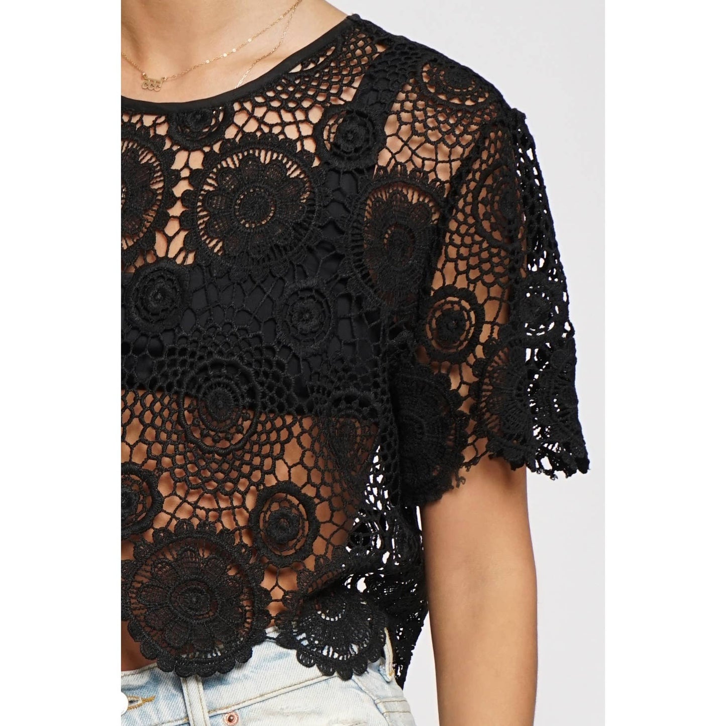 Lace & Grace Crochet Top