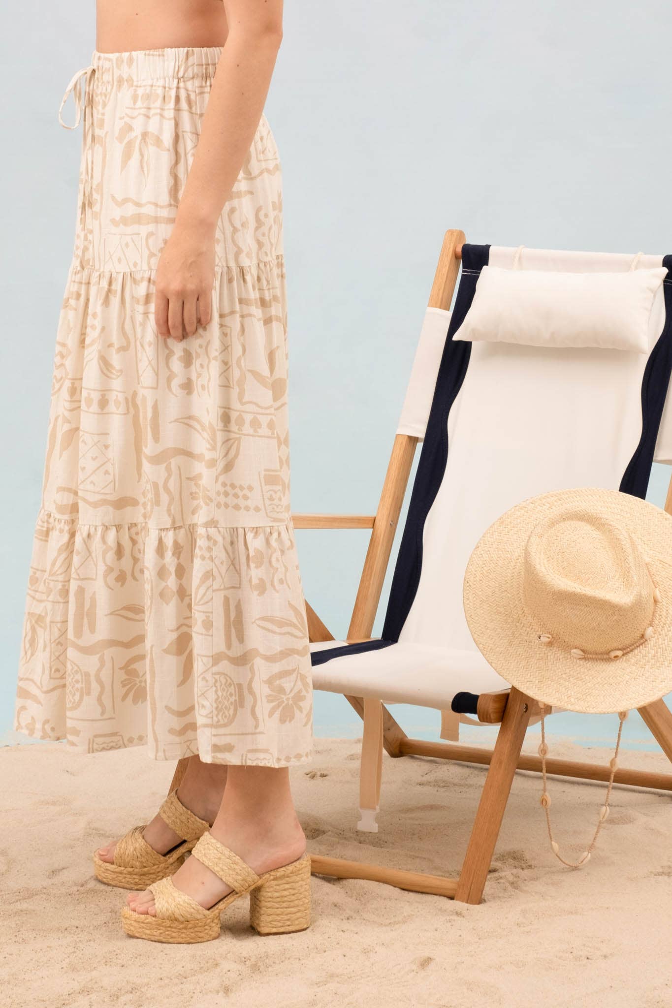 Beach Bound Midi Skirt