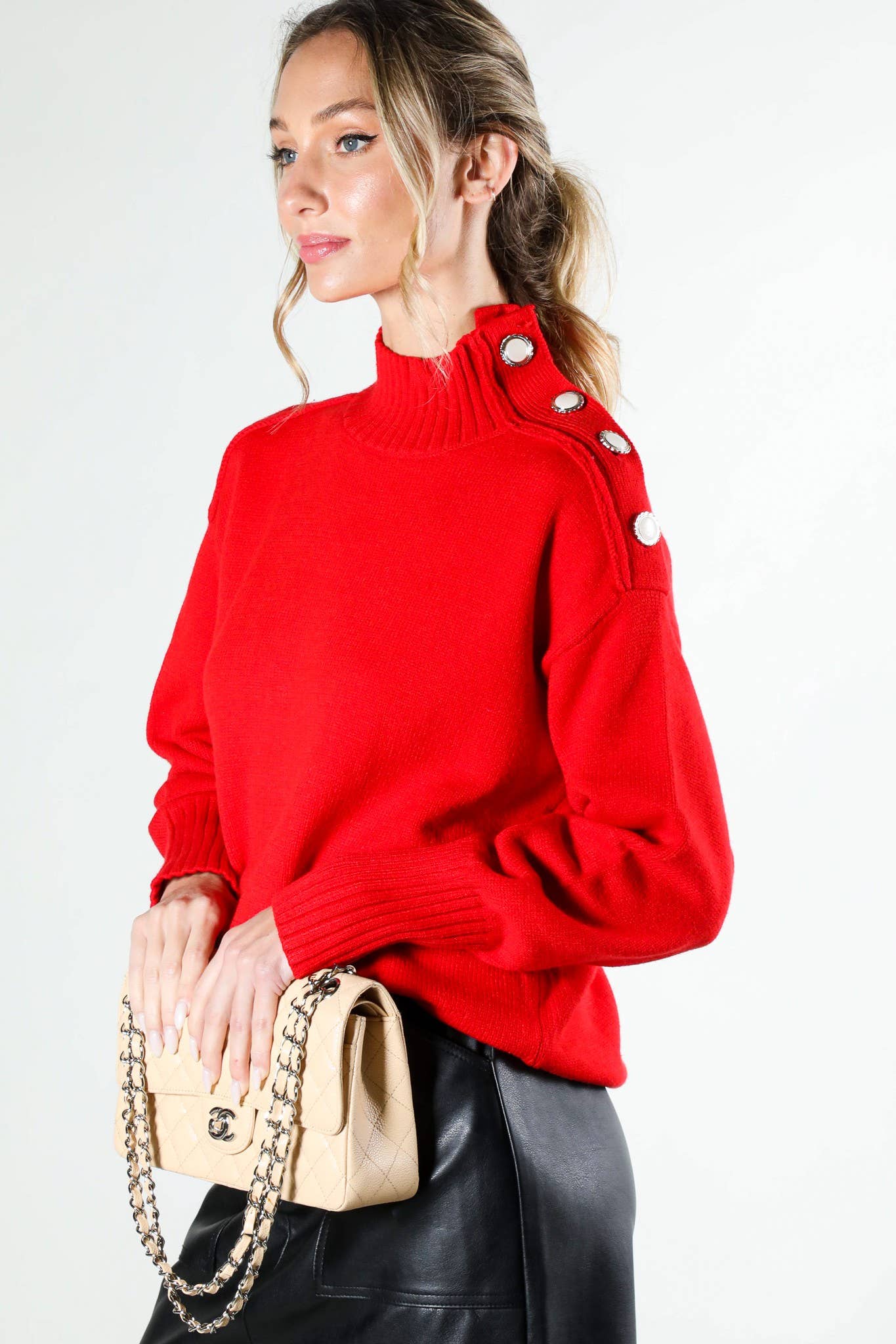 Button me Up Sweater