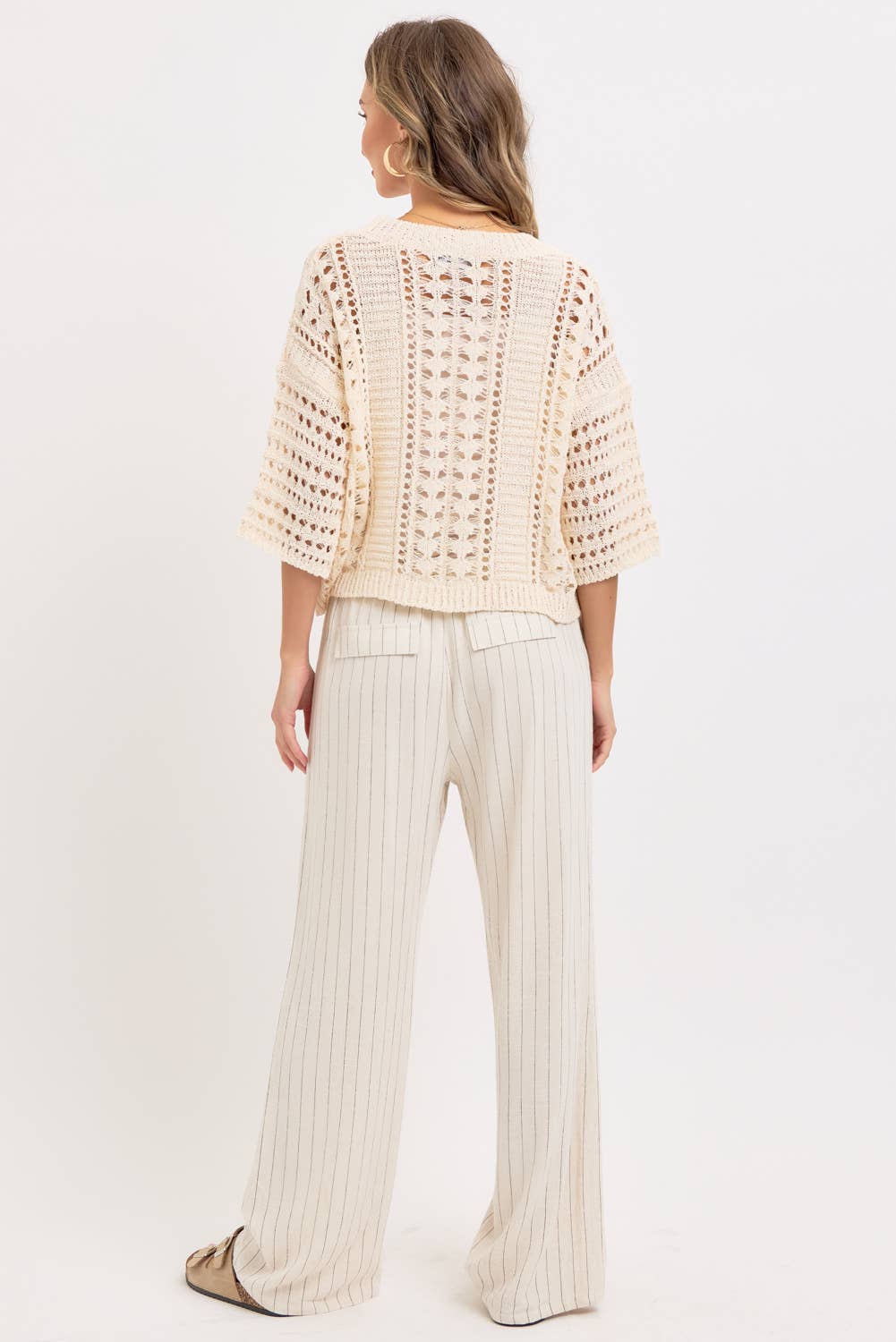 Walk the Line Linen Pant
