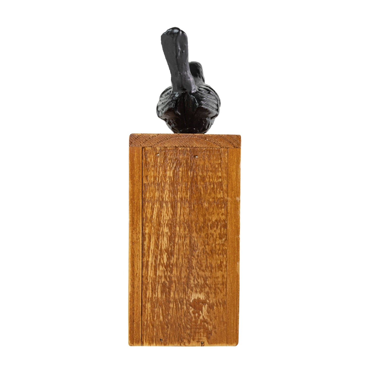 Wood Block Bird Figurine