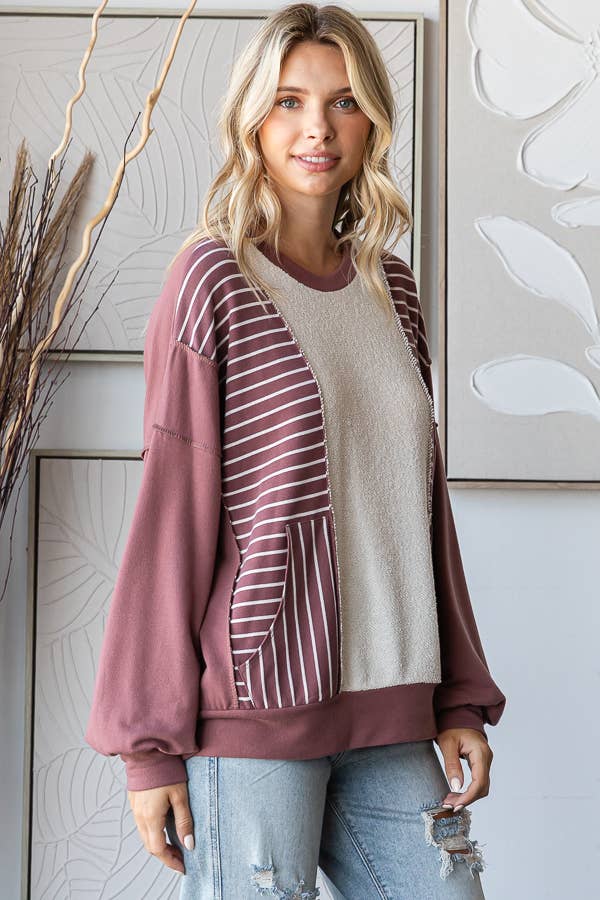 Colorblock Pullover