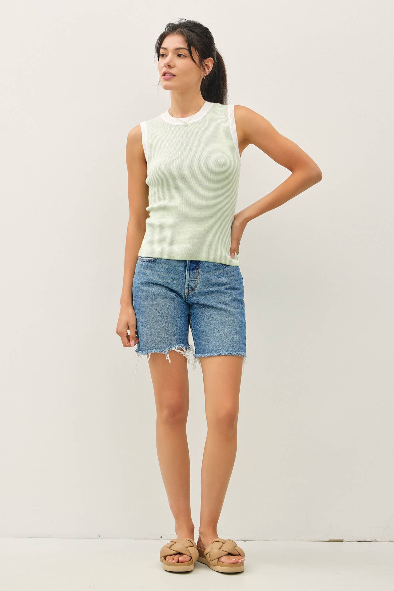 Pastel Nights Sweater Tank