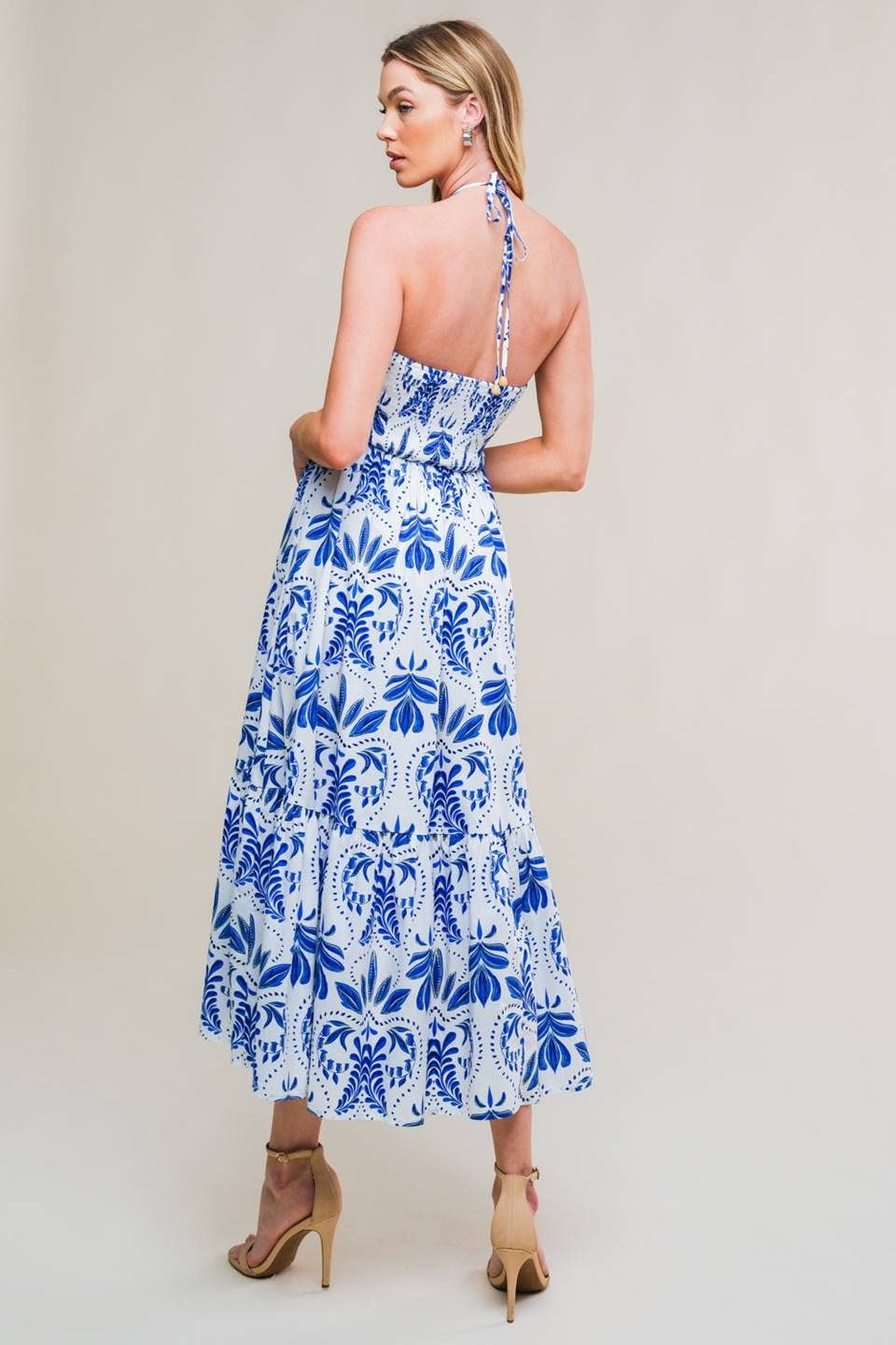 Flirty in Fiji Halter Dress