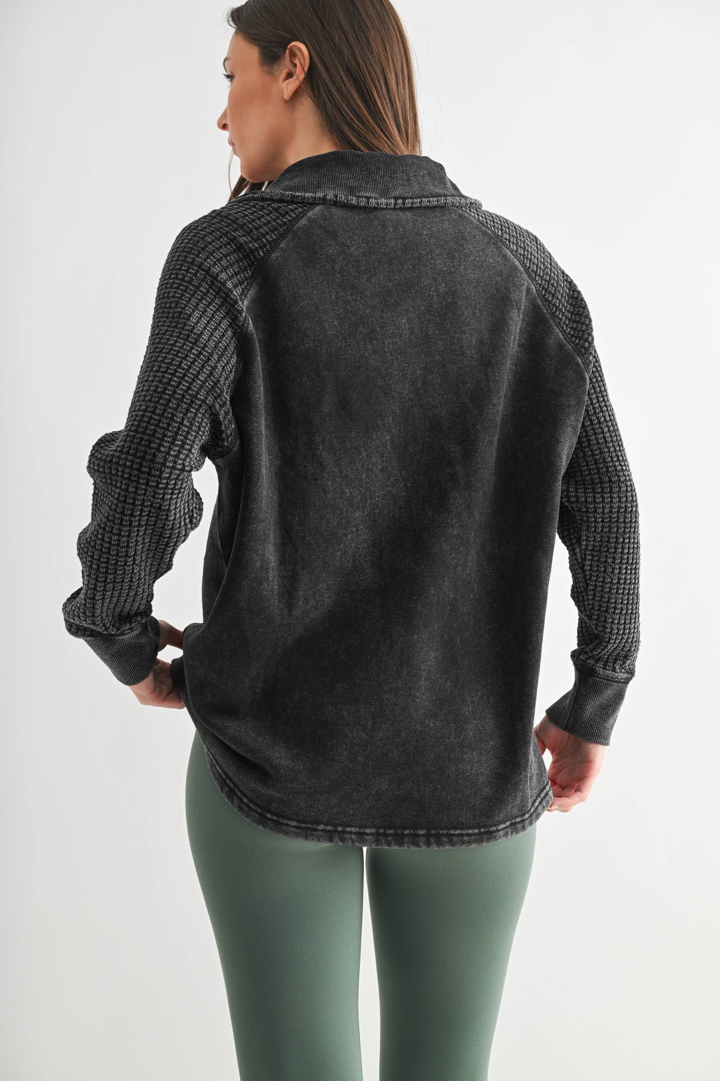 Duality Waffle Knit Henley