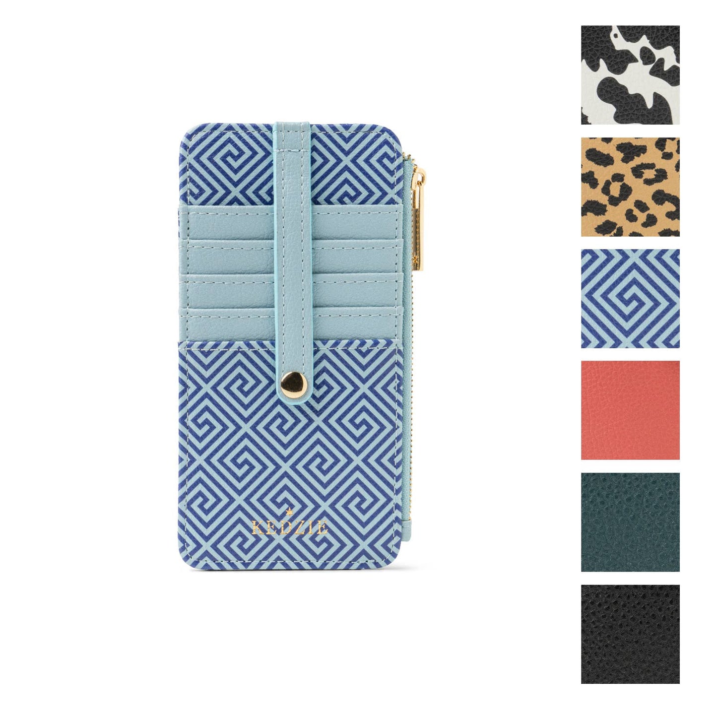 Zippered Card Stack Wallet