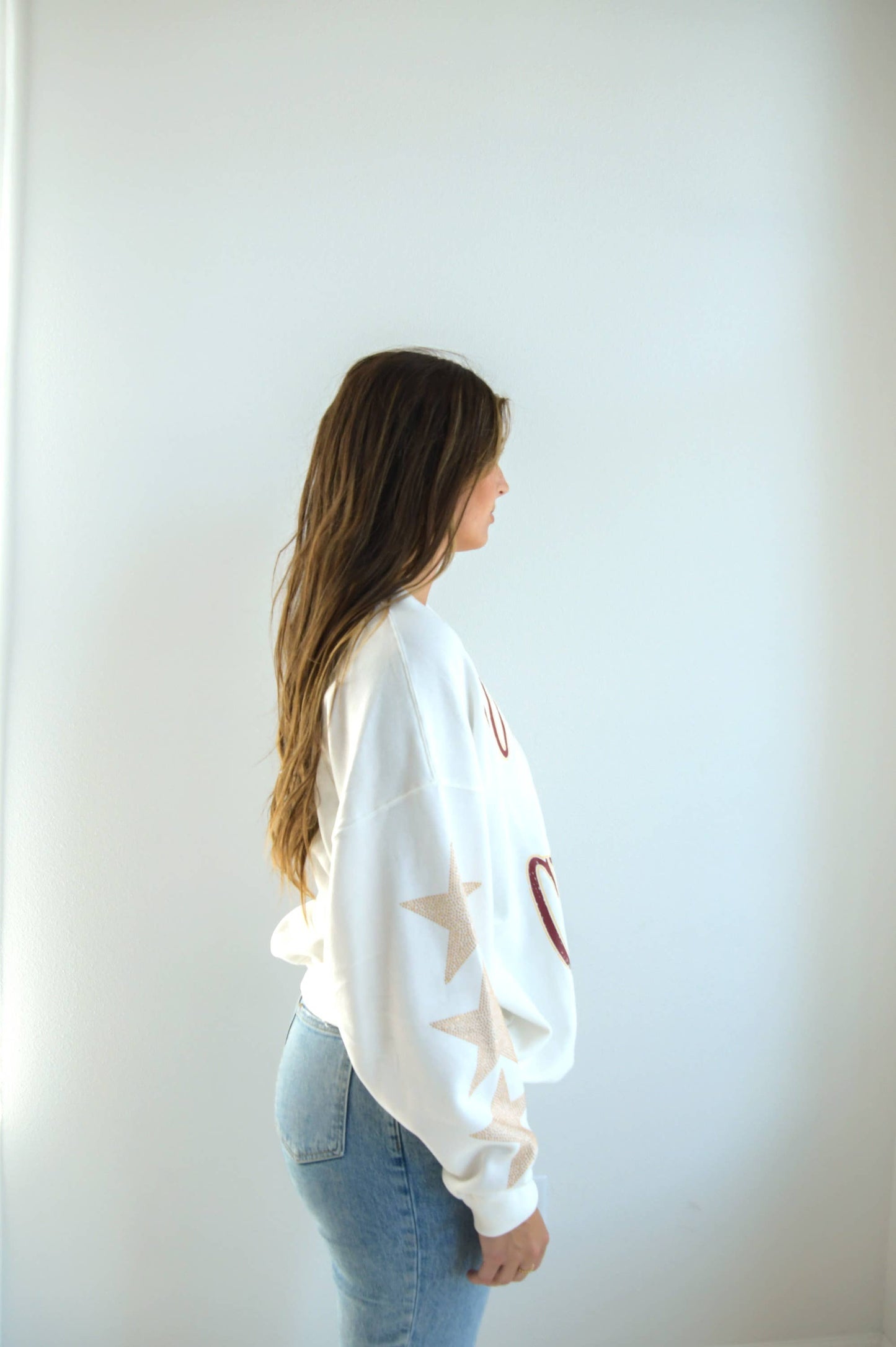 ISU Wynn Star Sleeve Crewneck