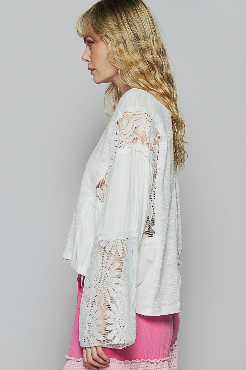 Flower Child Vneck Top