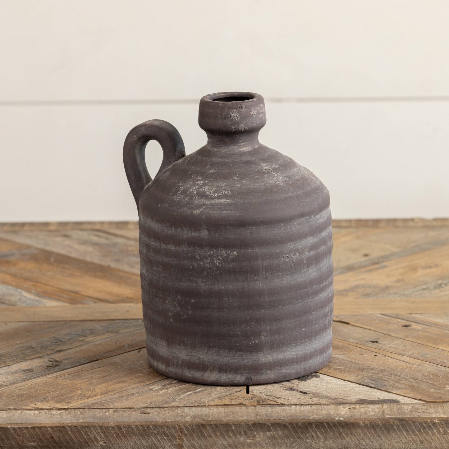 8" AGED BLACK JUG