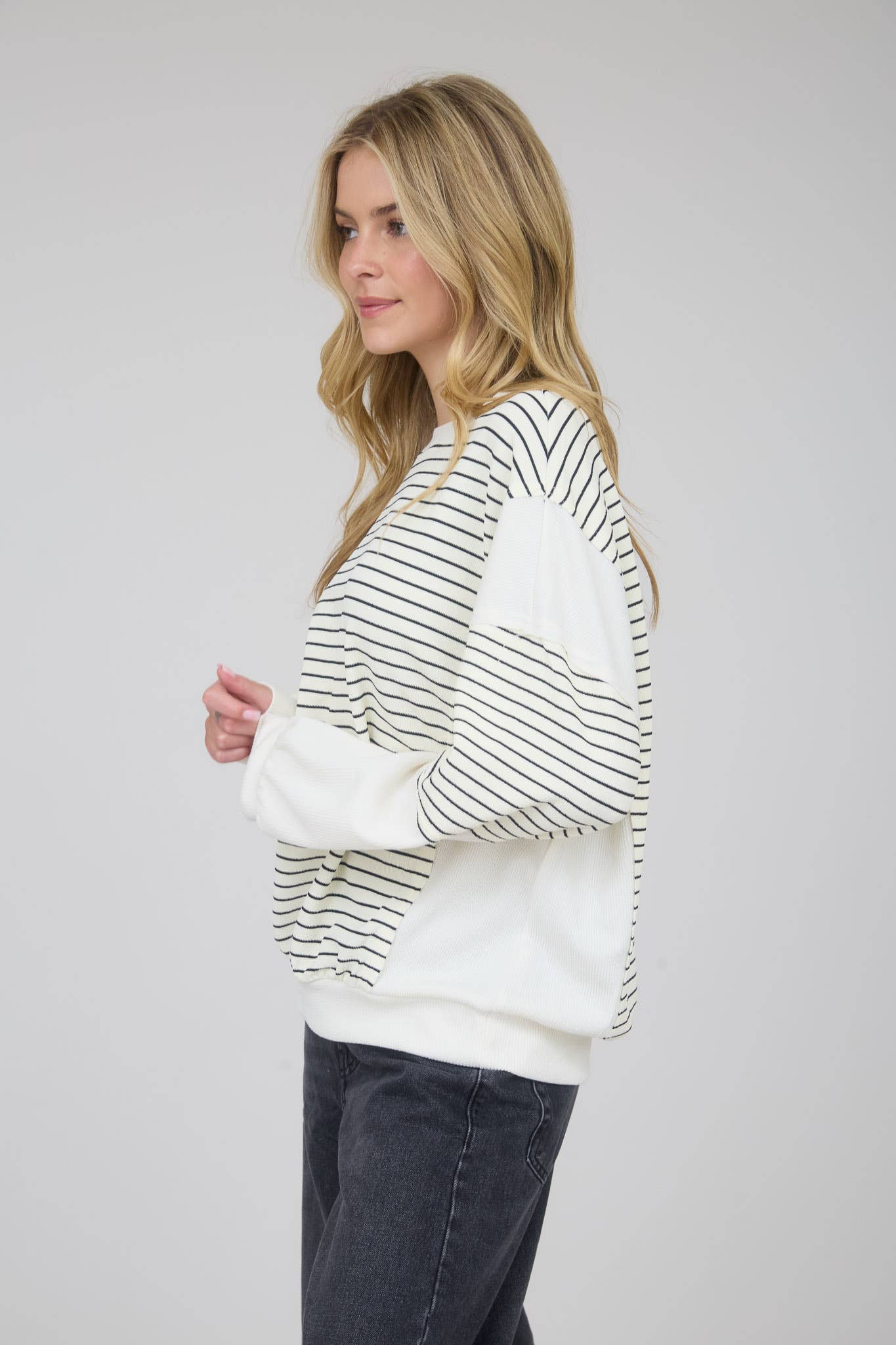 Living on the Edge Striped Top