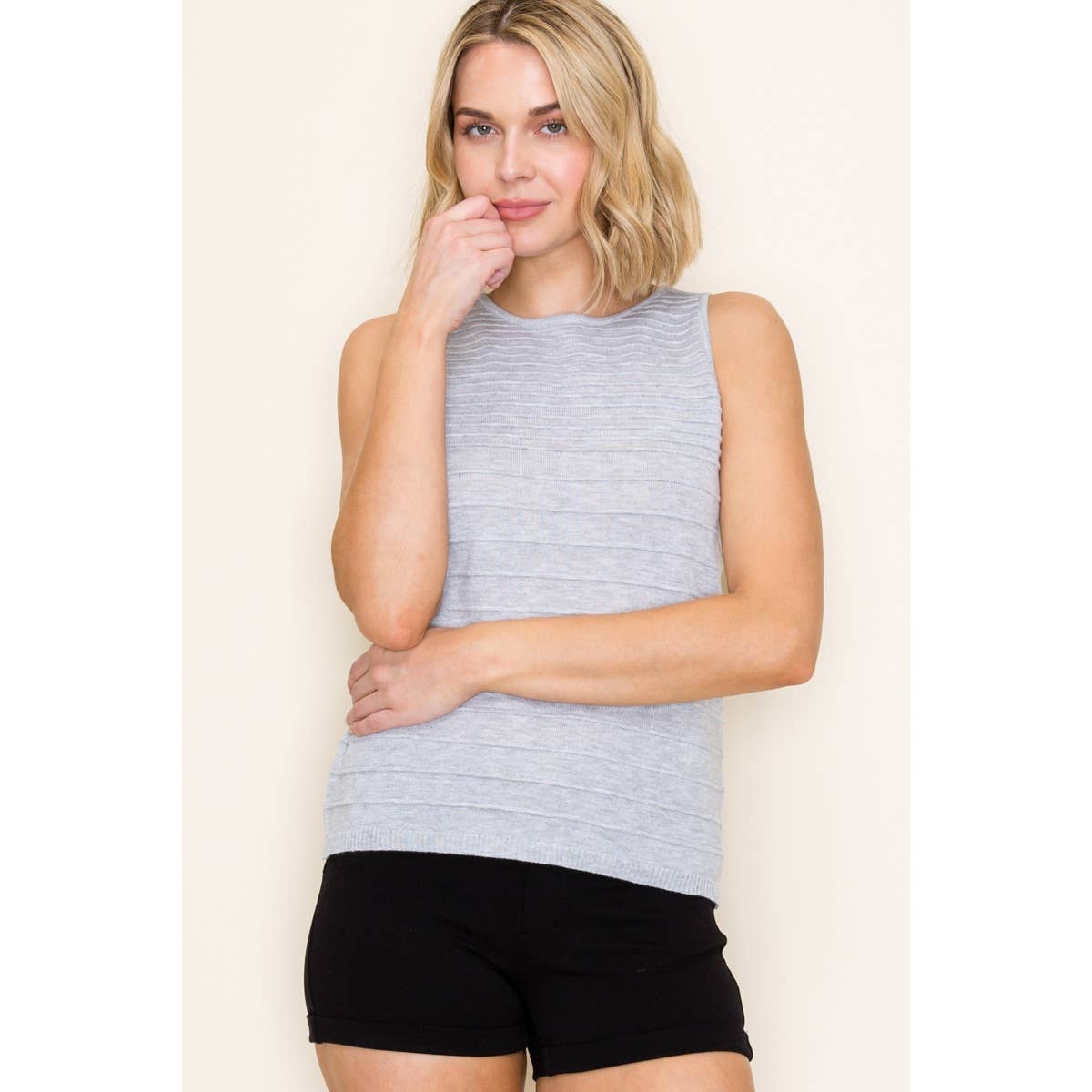 Ombre Striped Sweater Top