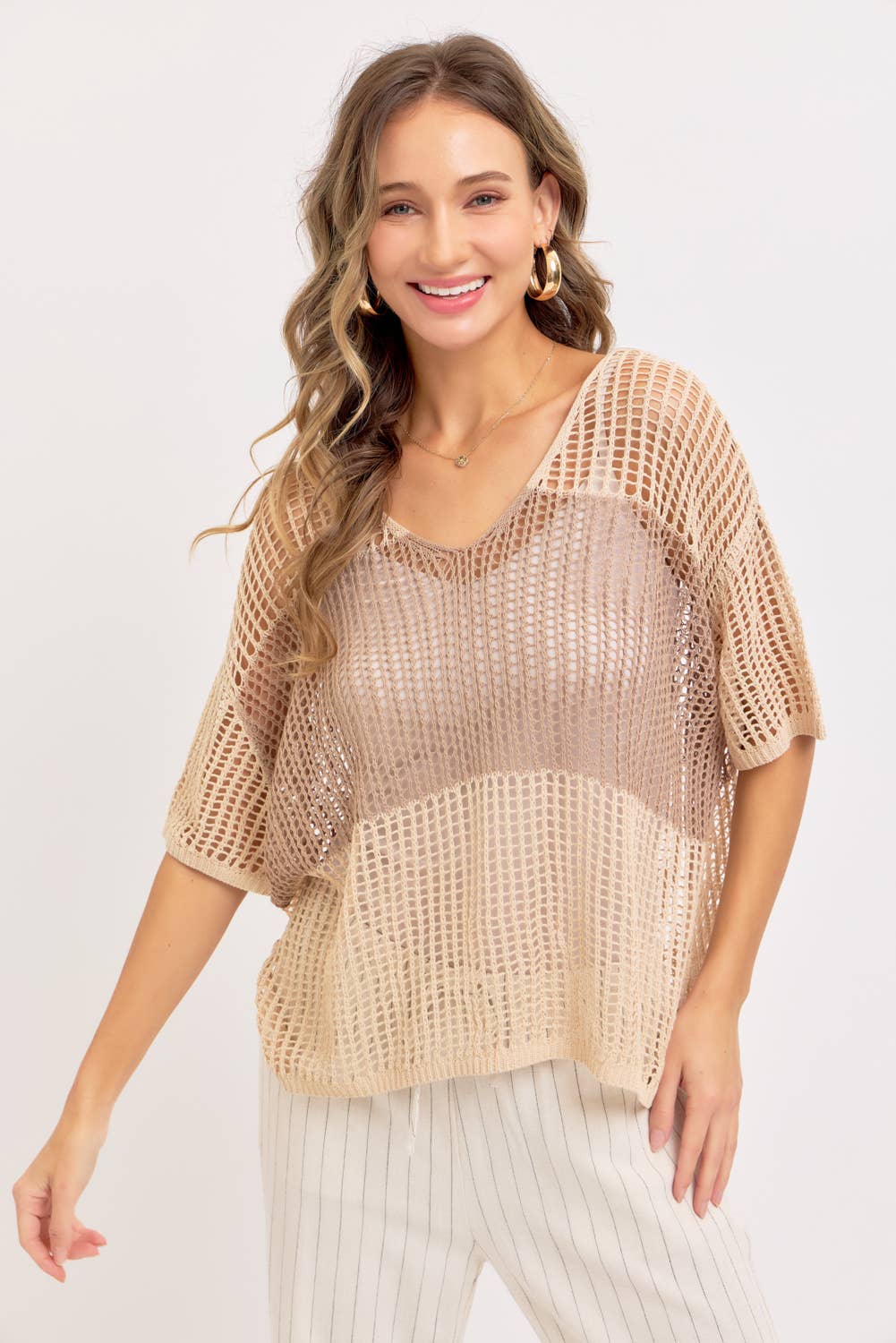 Beautifully Beige Top