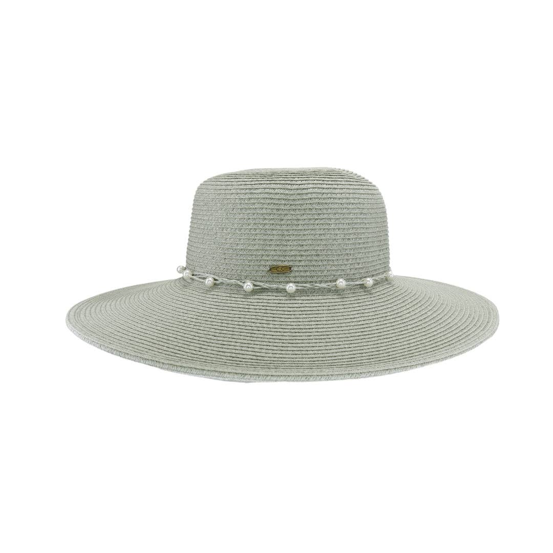 Pearl Banded Sunhat