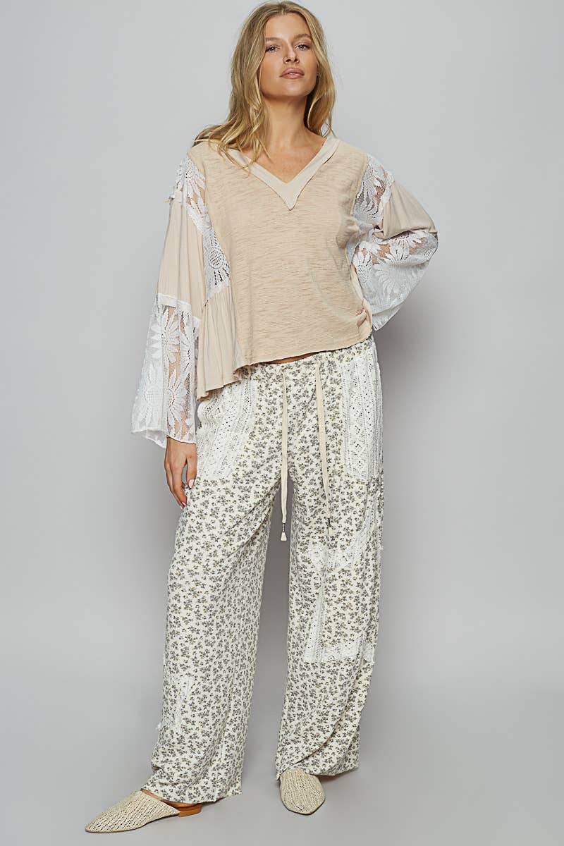 Flower Child Vneck Top