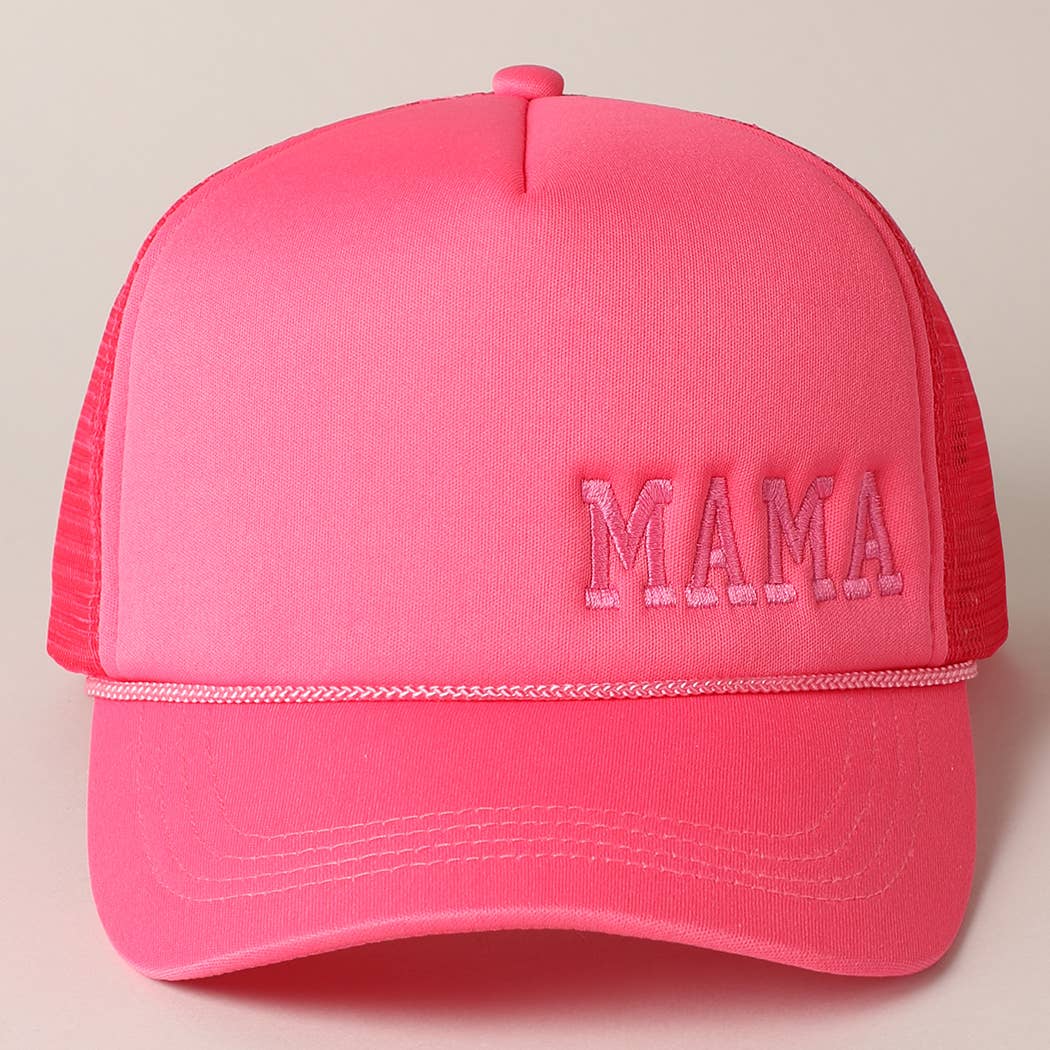 Mama Embroidered Trucker