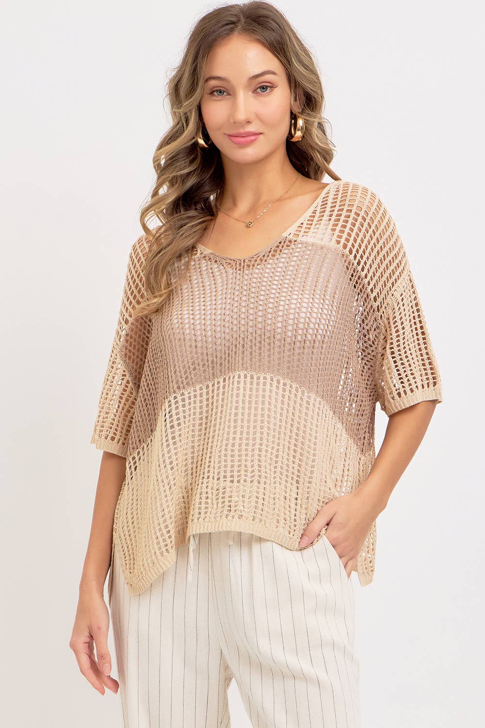 Beautifully Beige Top