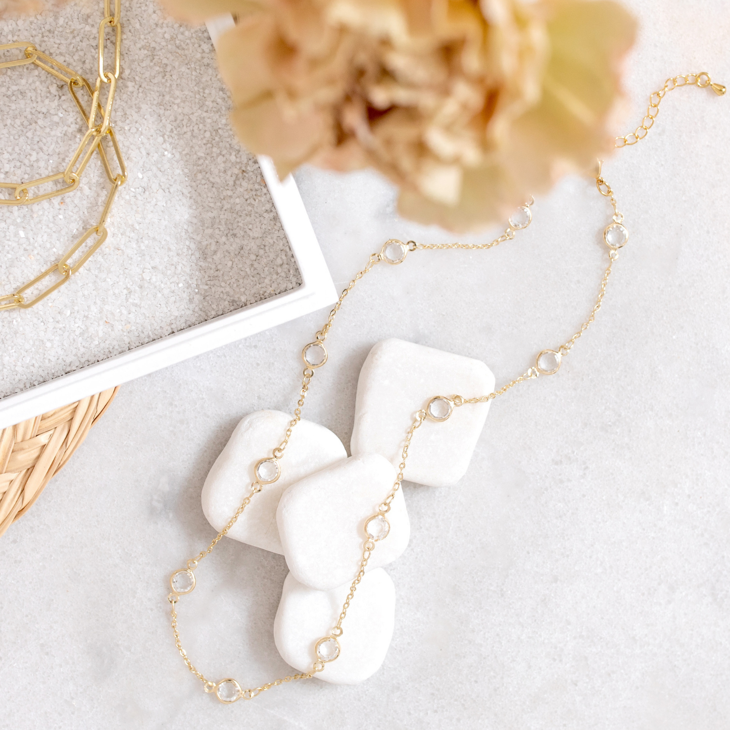 Crystal Stone Chain