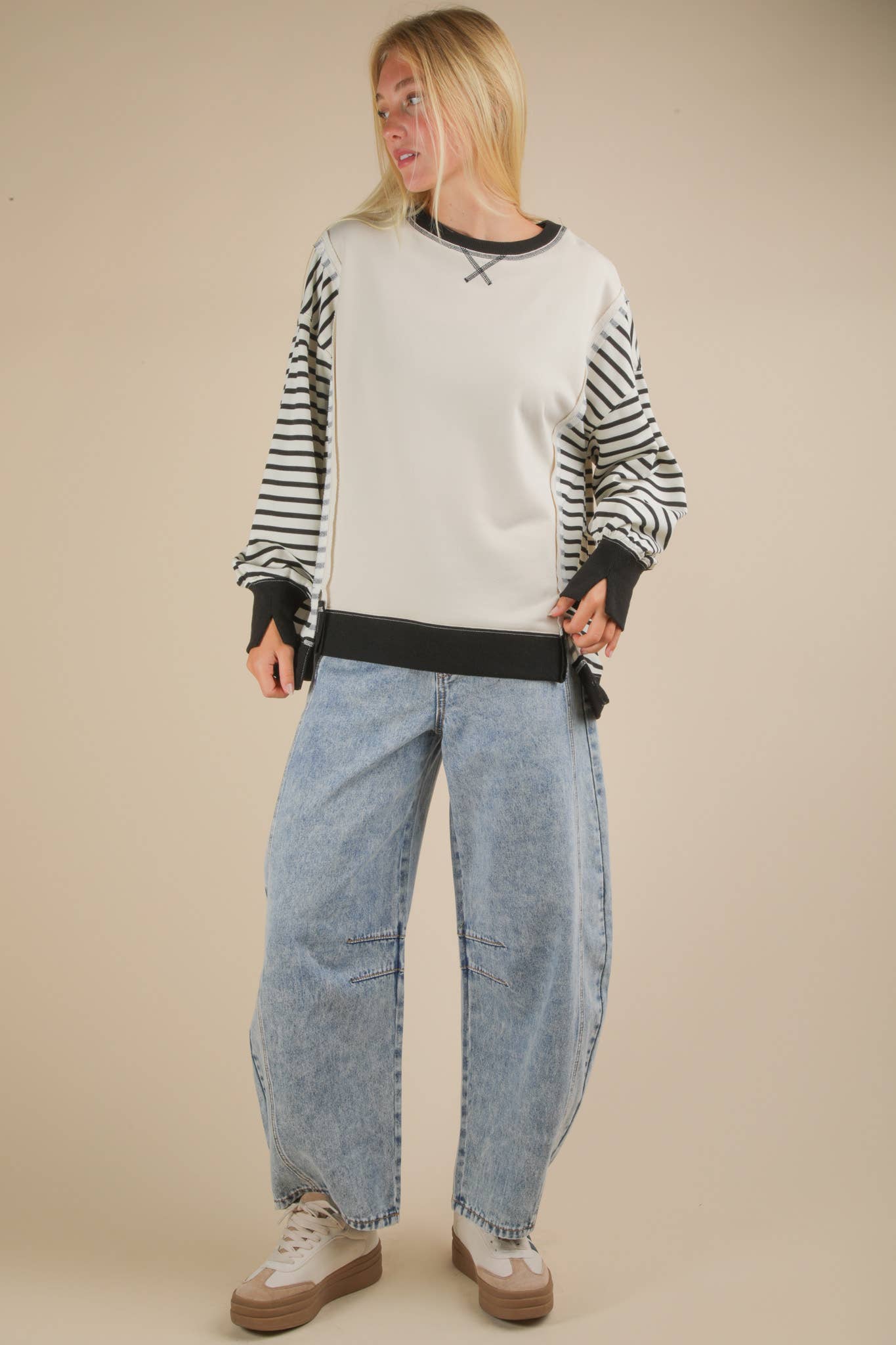 Sandra Dee Stripe Pullover