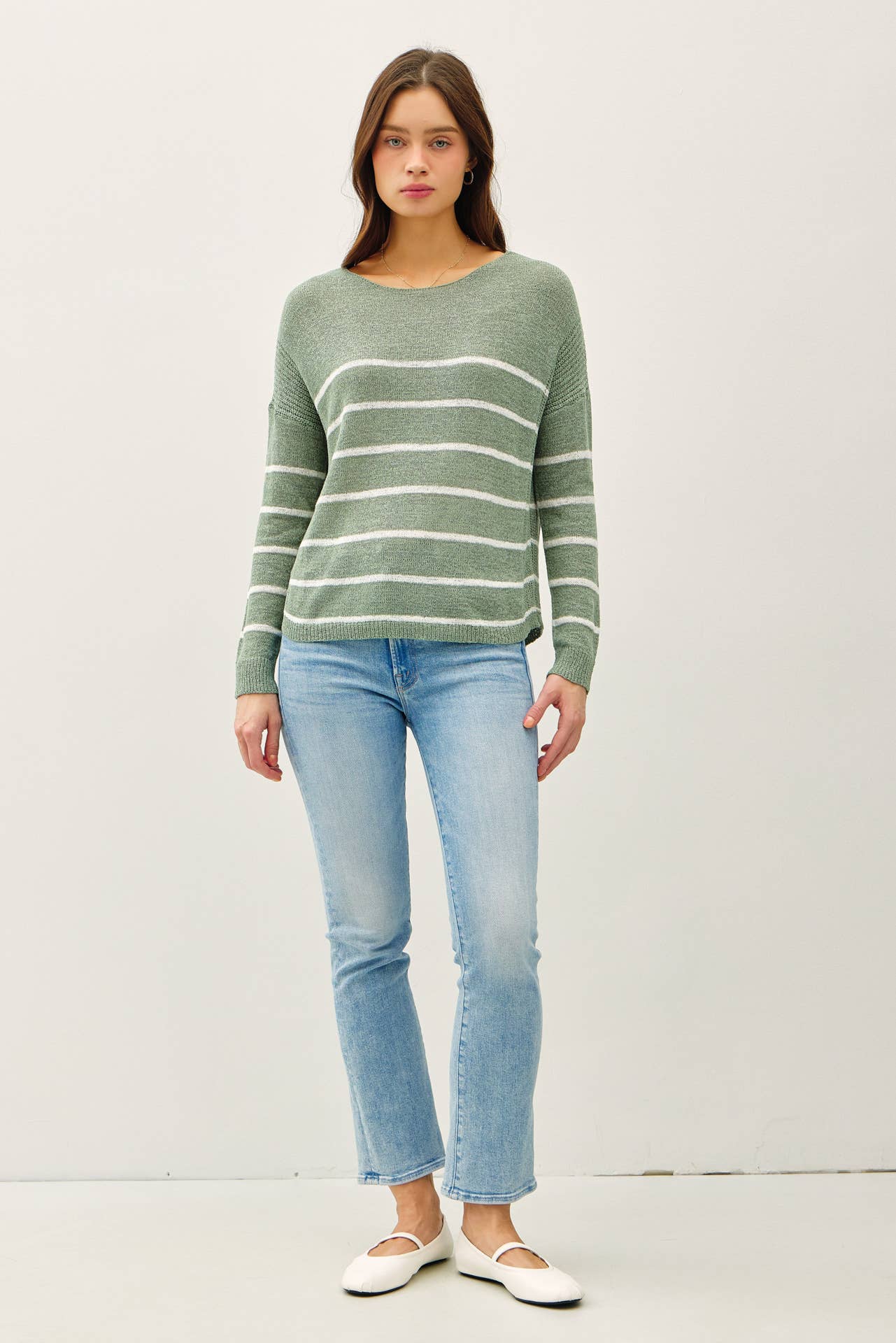 Spring Striped Pullover