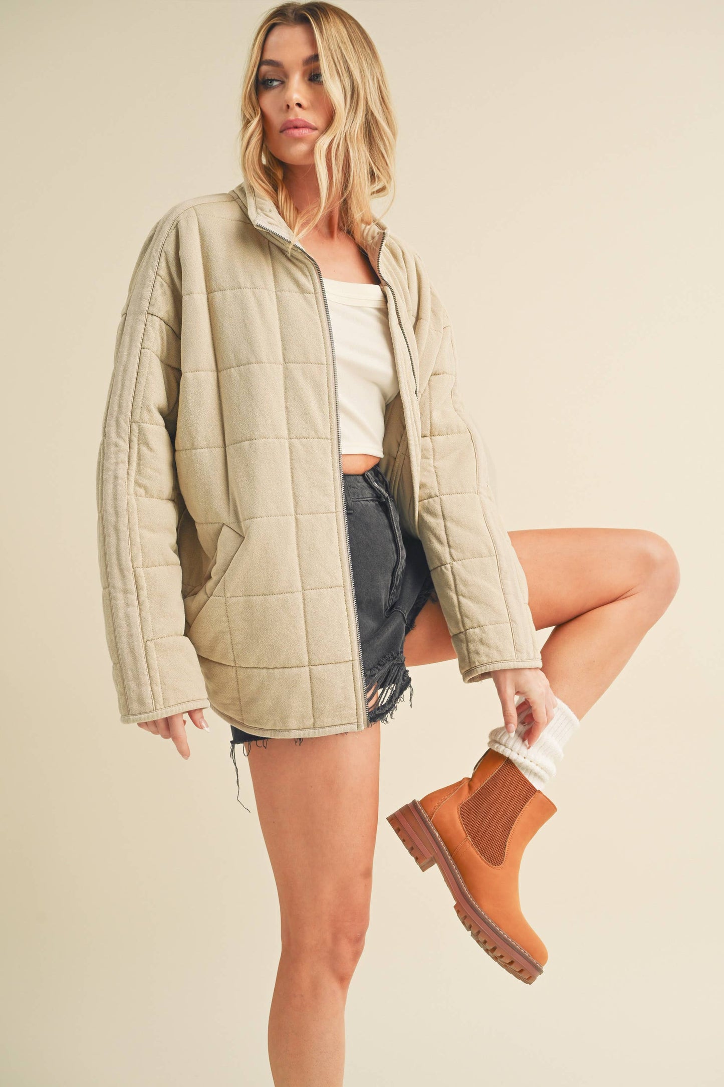 Bone Tufted Jacket
