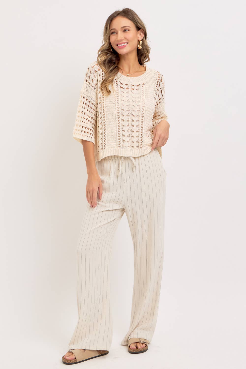 Walk the Line Linen Pant