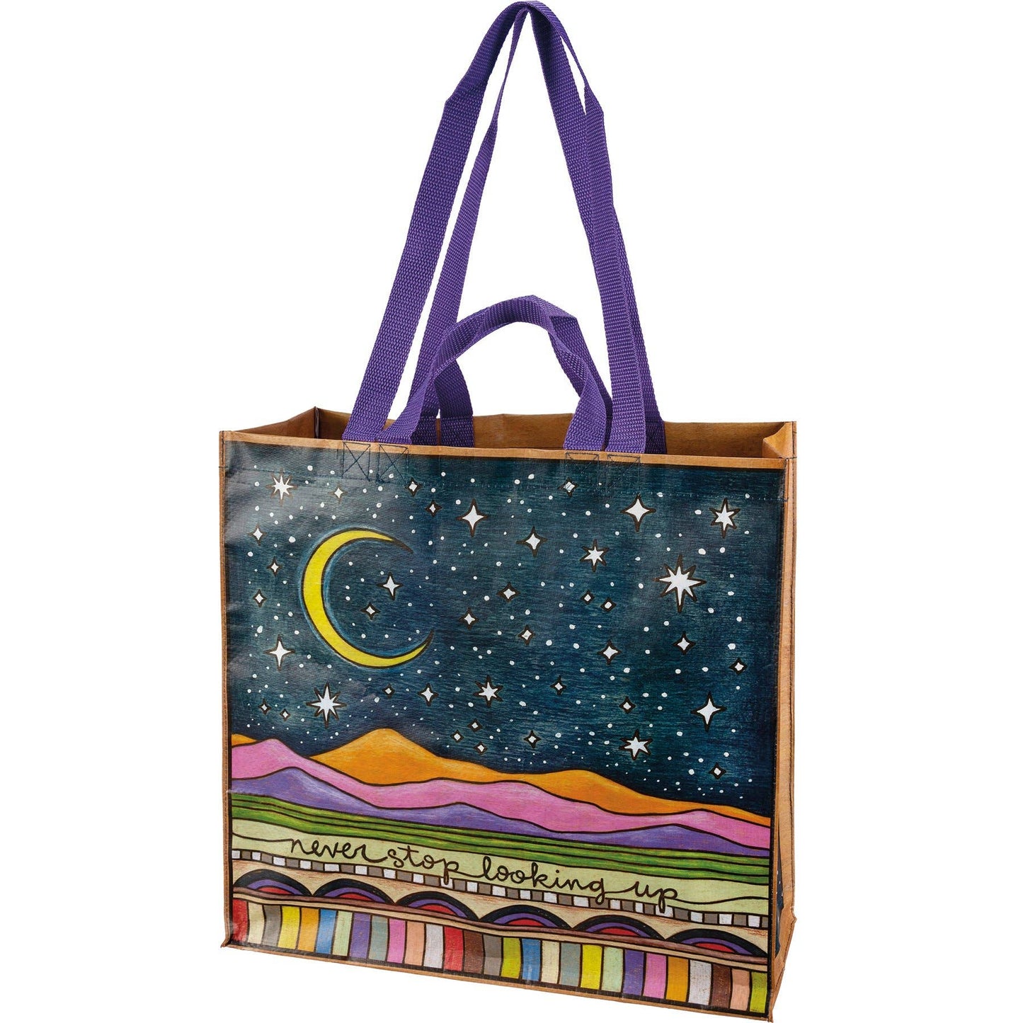 Never Stop Looking Up Market Tote