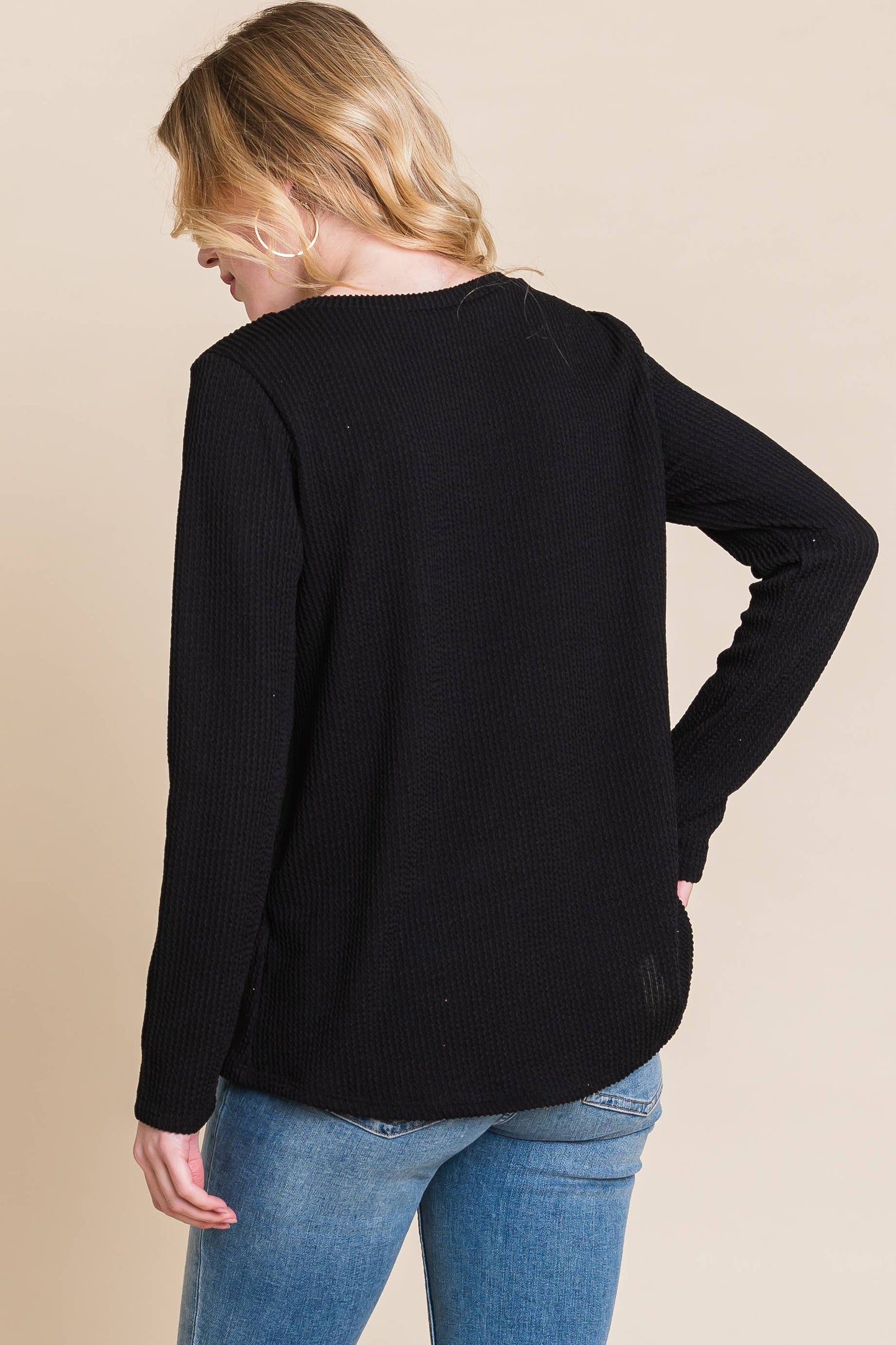 All for Autumn Ribbed Pullover