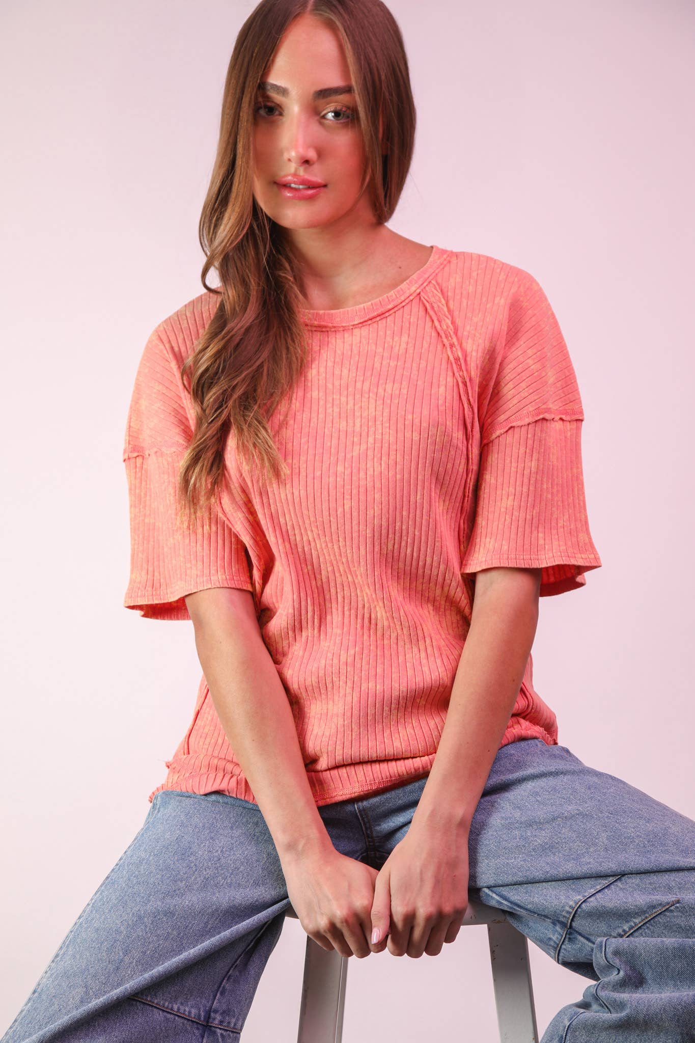 Coral Vibes Top