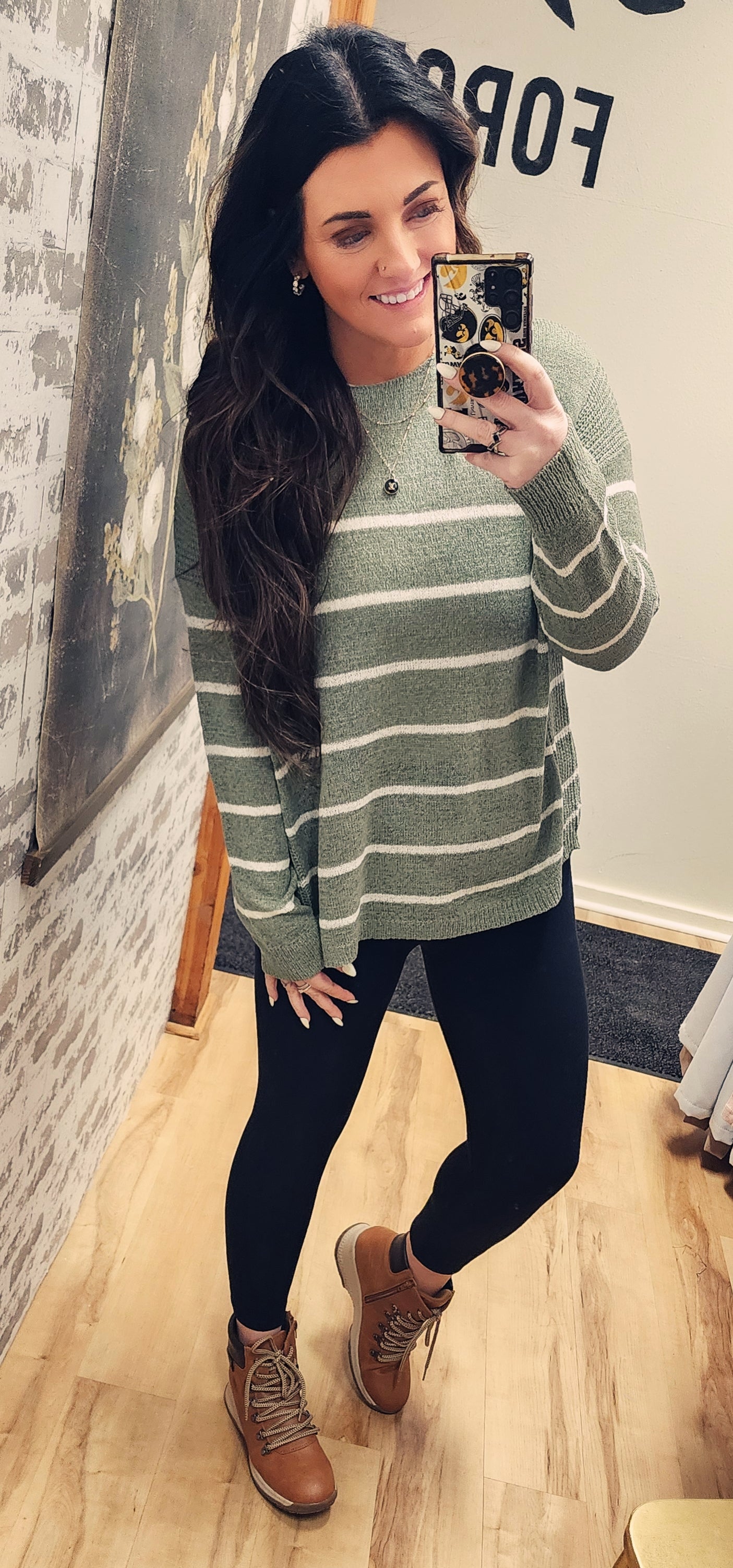 Spring Striped Pullover