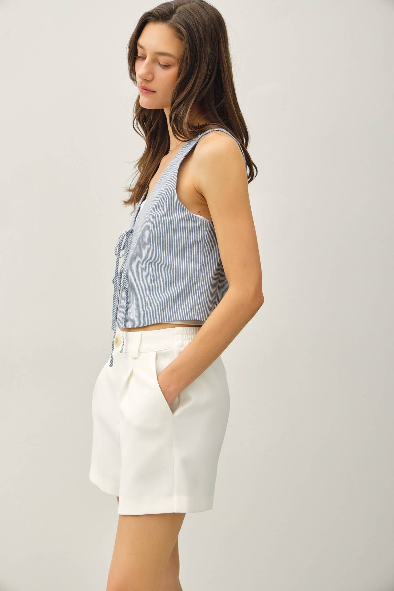 Pinny Striped Vest