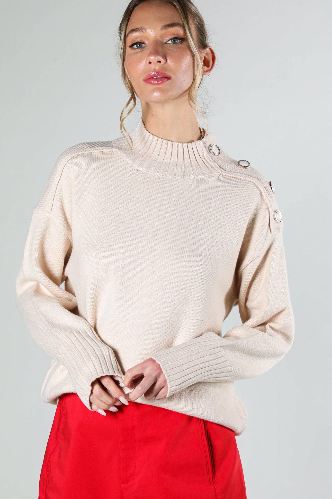 Button me Up Sweater