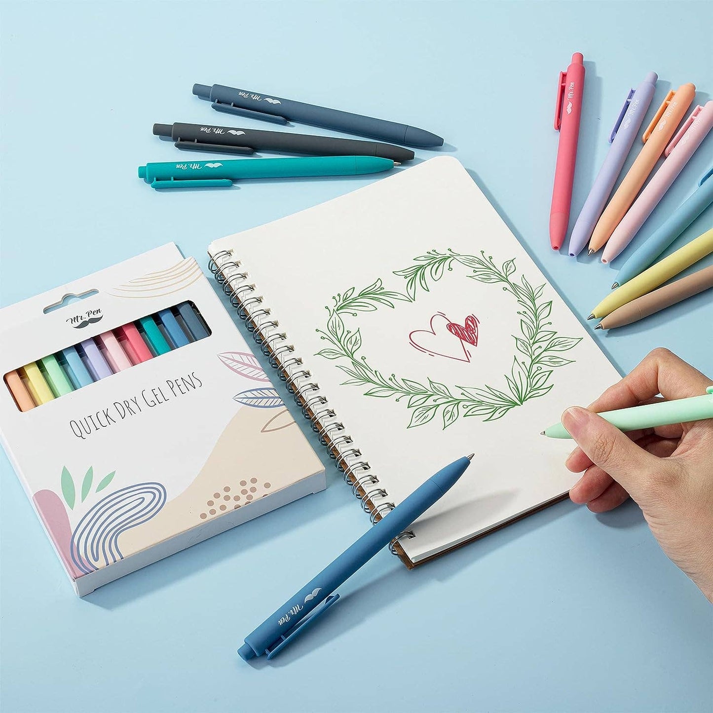 12-Pack Fast Dry Gel Pens