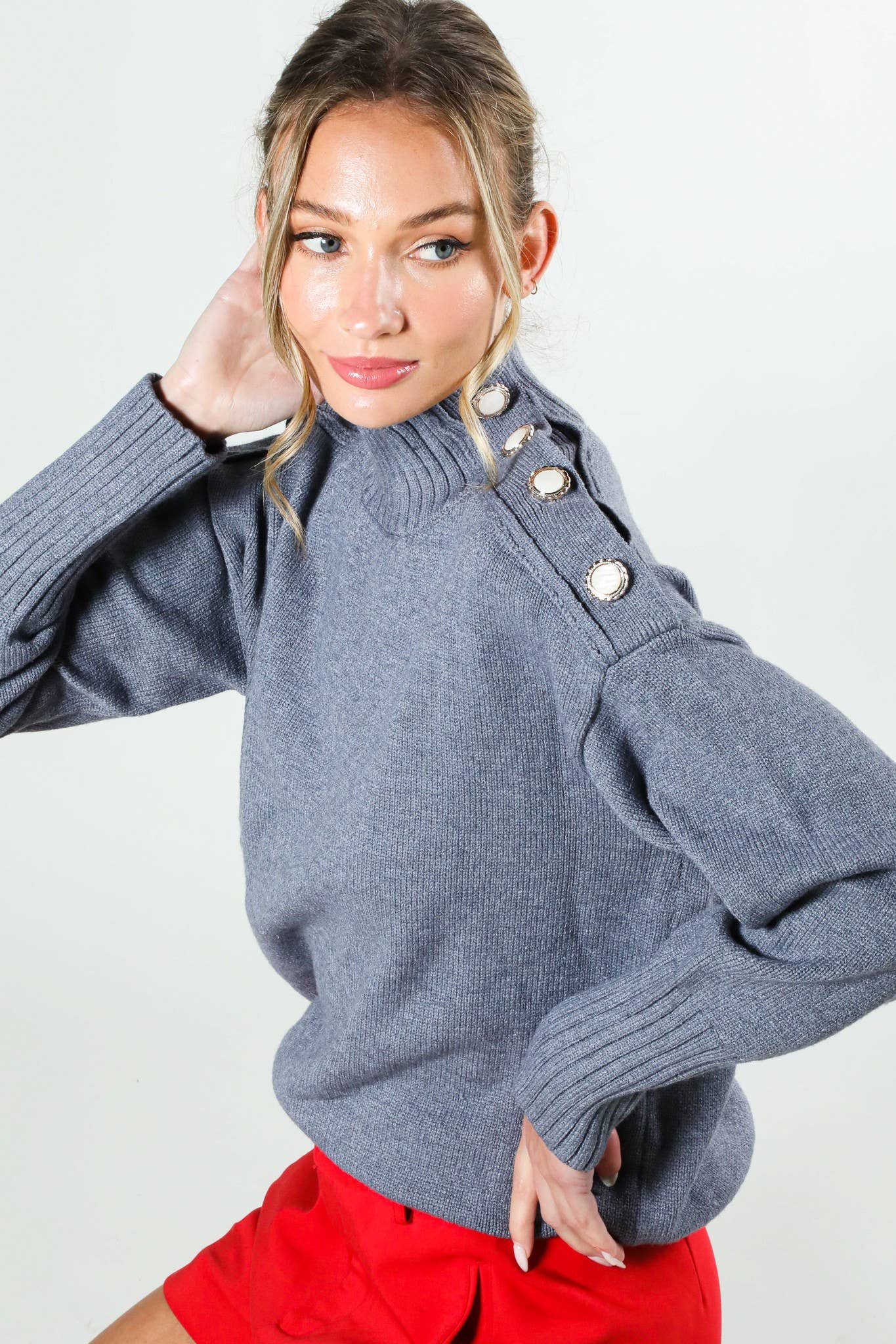 Button me Up Sweater