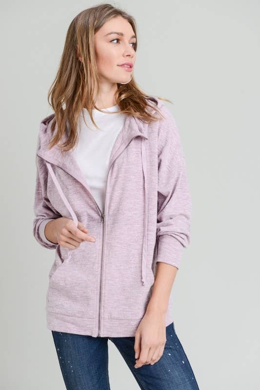 Sporty Babe Front Zip Hoodie