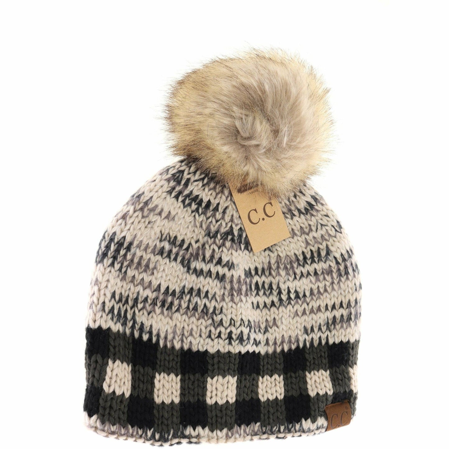 Fleck Buffalo Check CC Beanie