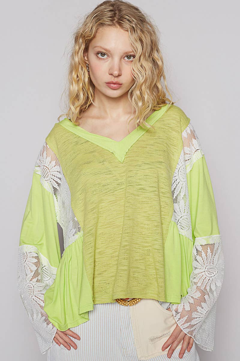 Flower Child Vneck Top