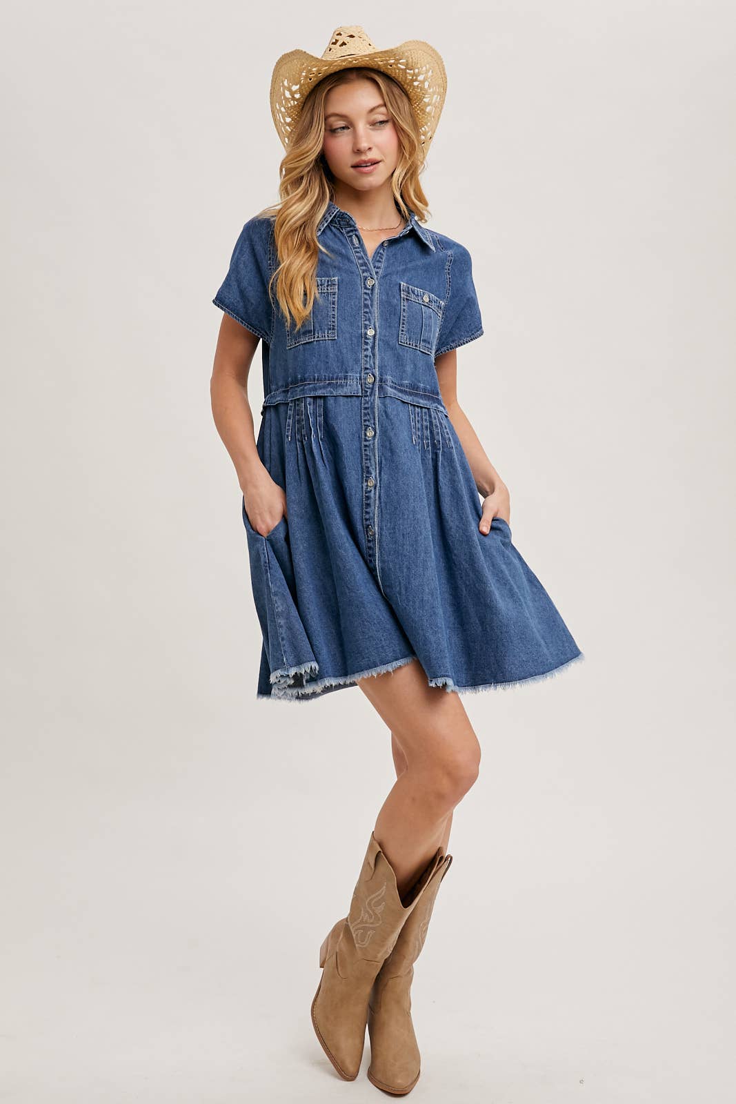 Rodeo Nights Tie Dress