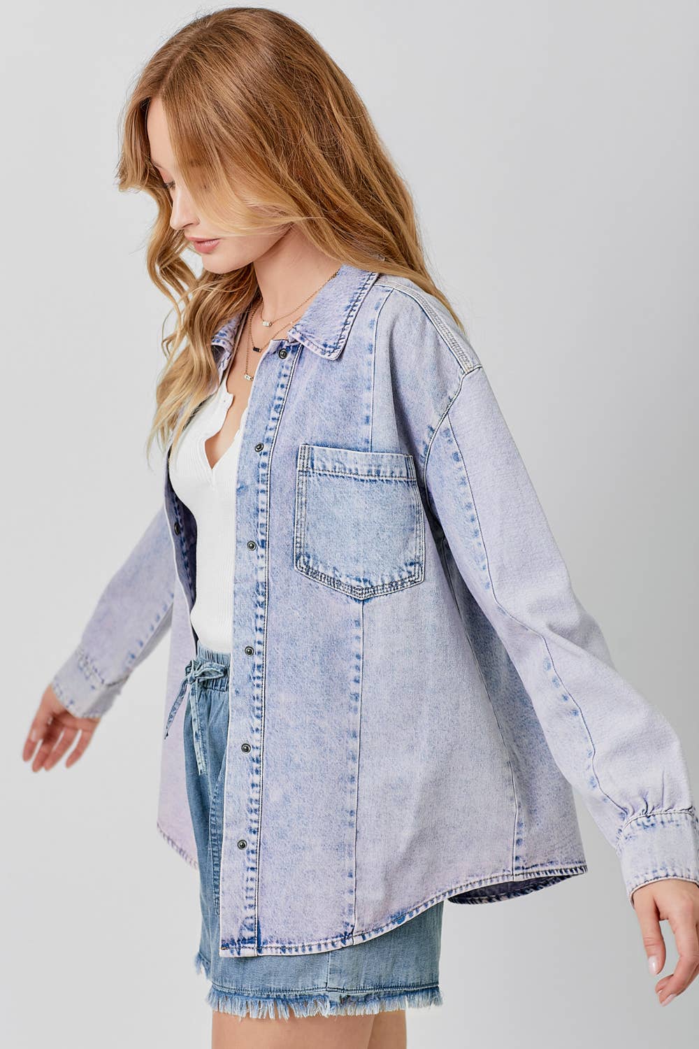 Denim Darling Shacket