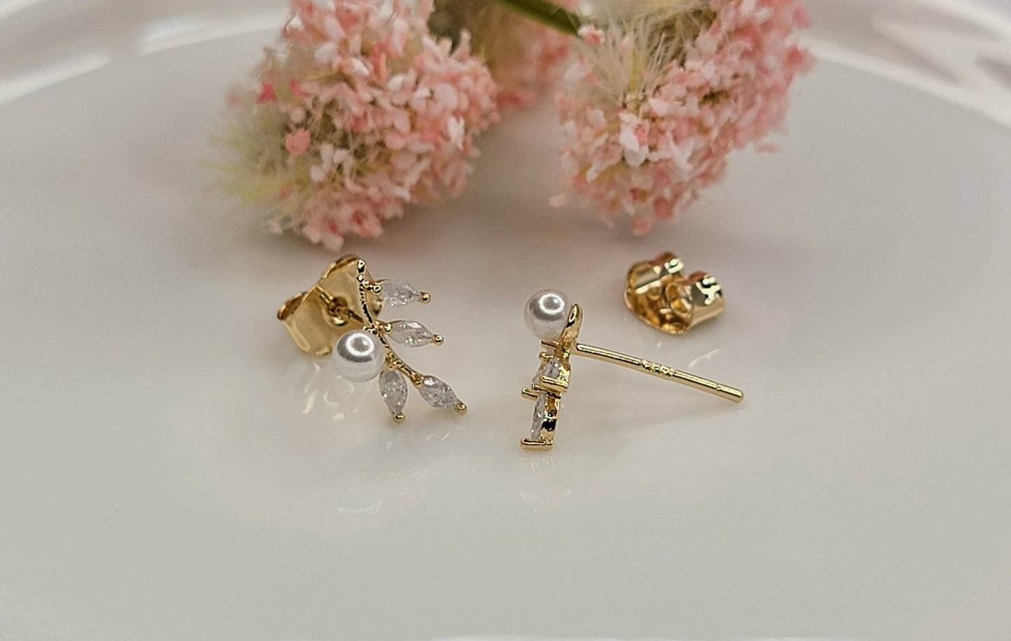 Cz Post Earring
